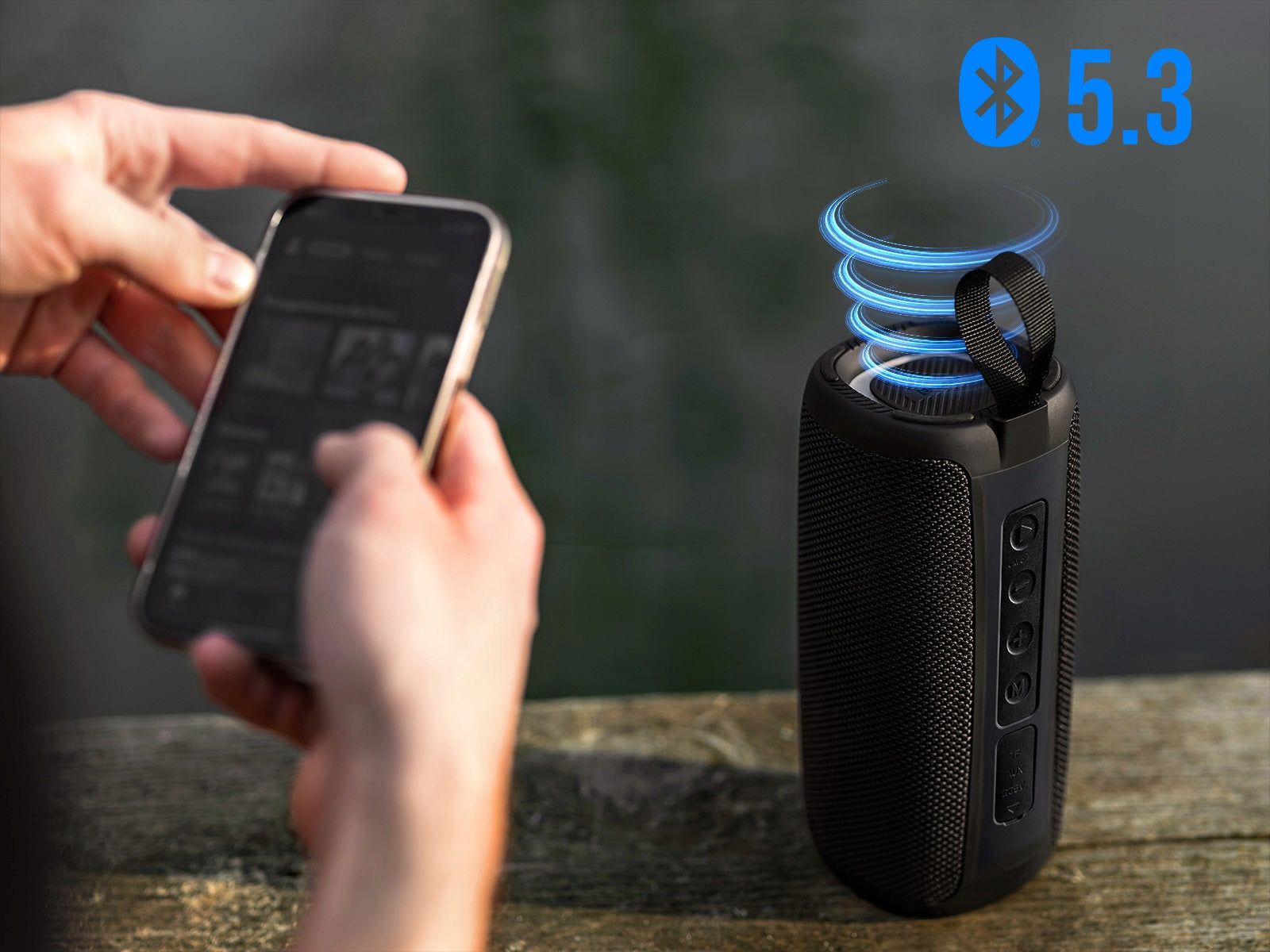 BLUETOOTH SPEAKER WITH RADIO PORTABLE WIRELESS BOOMBOX 20W USB AUX SD Packaging status original