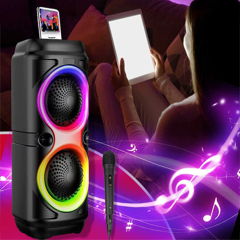 BLUETOOTH SPEAKER WITH STRONG BASS AND LIGHT SYNCHRONIZATION Model other