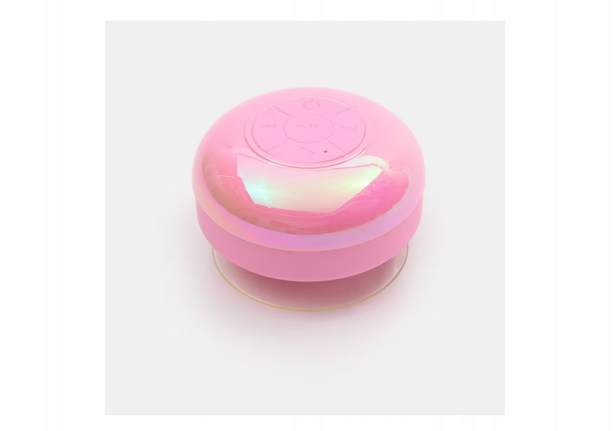 BLUETOOTH SPEAKER WITH SUCTION CUP PINK