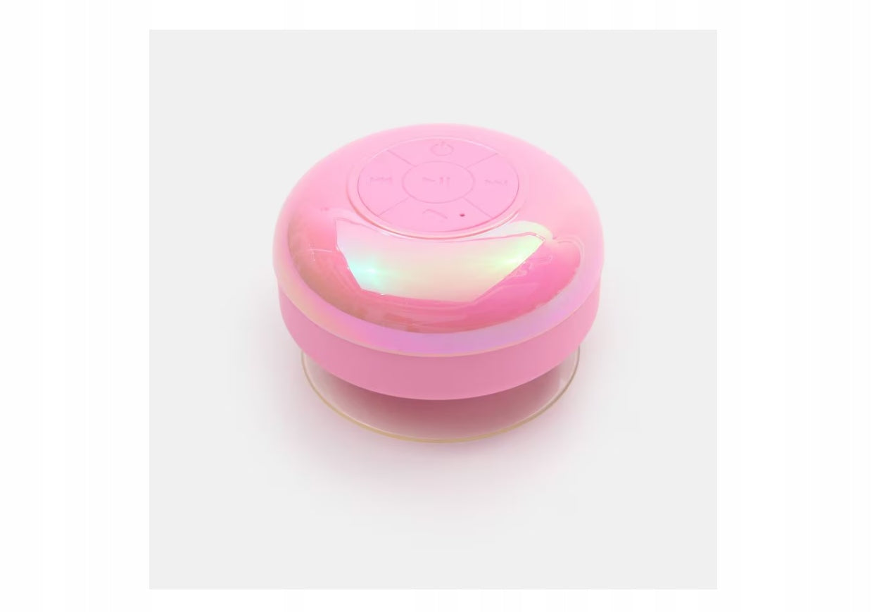BLUETOOTH SPEAKER WITH SUCTION CUP PINK
