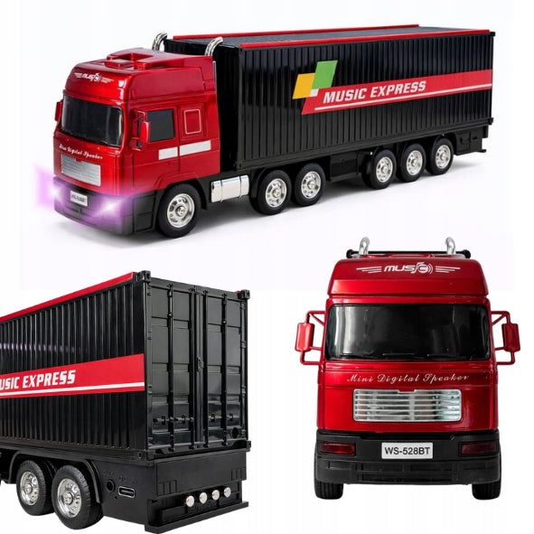 BLUETOOTH SPEAKER WSTER WS-528 | CONTAINER TRUCK | POWER 10W | BLACK