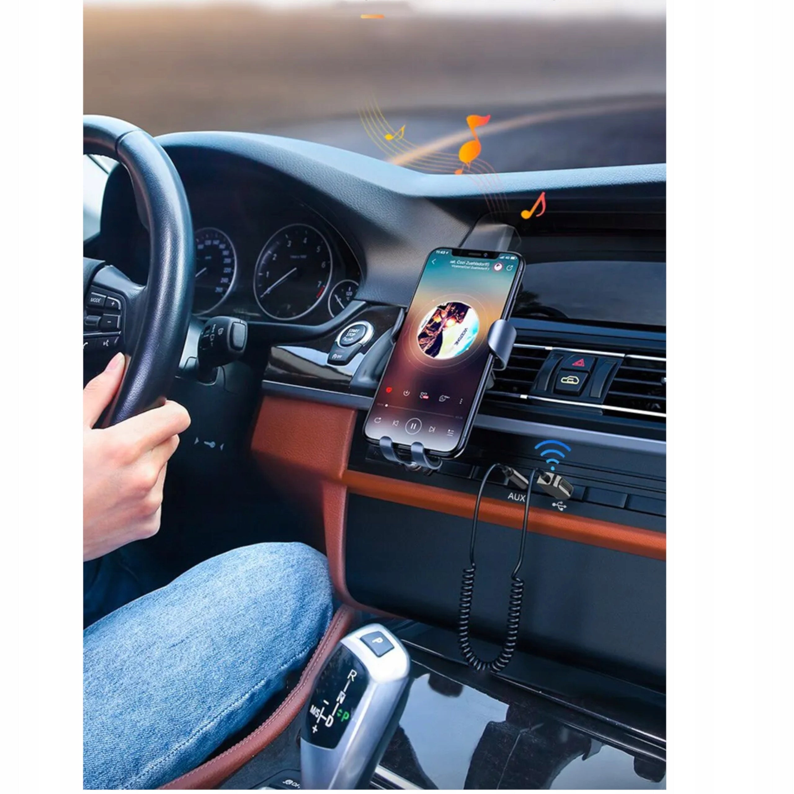 BLUETOOTH TRANSMITTER 5.3 CAR ADAPTER AUDIO RECEIVER TO AUX USB EAN (GTIN) 5900804135142
