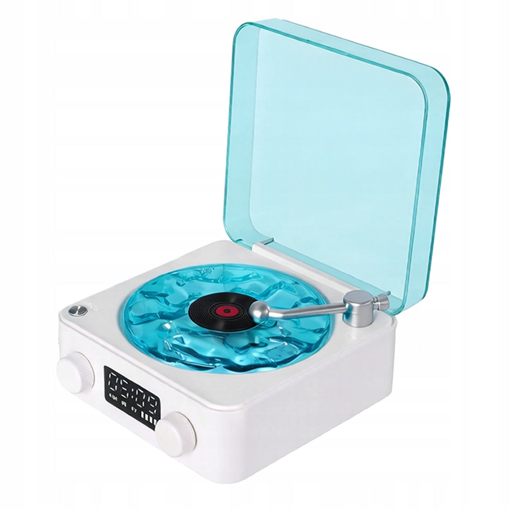 BLUETOOTH TURNTABLE WITH RGB AND 4 LIGHTING Power supply rechargeable battery