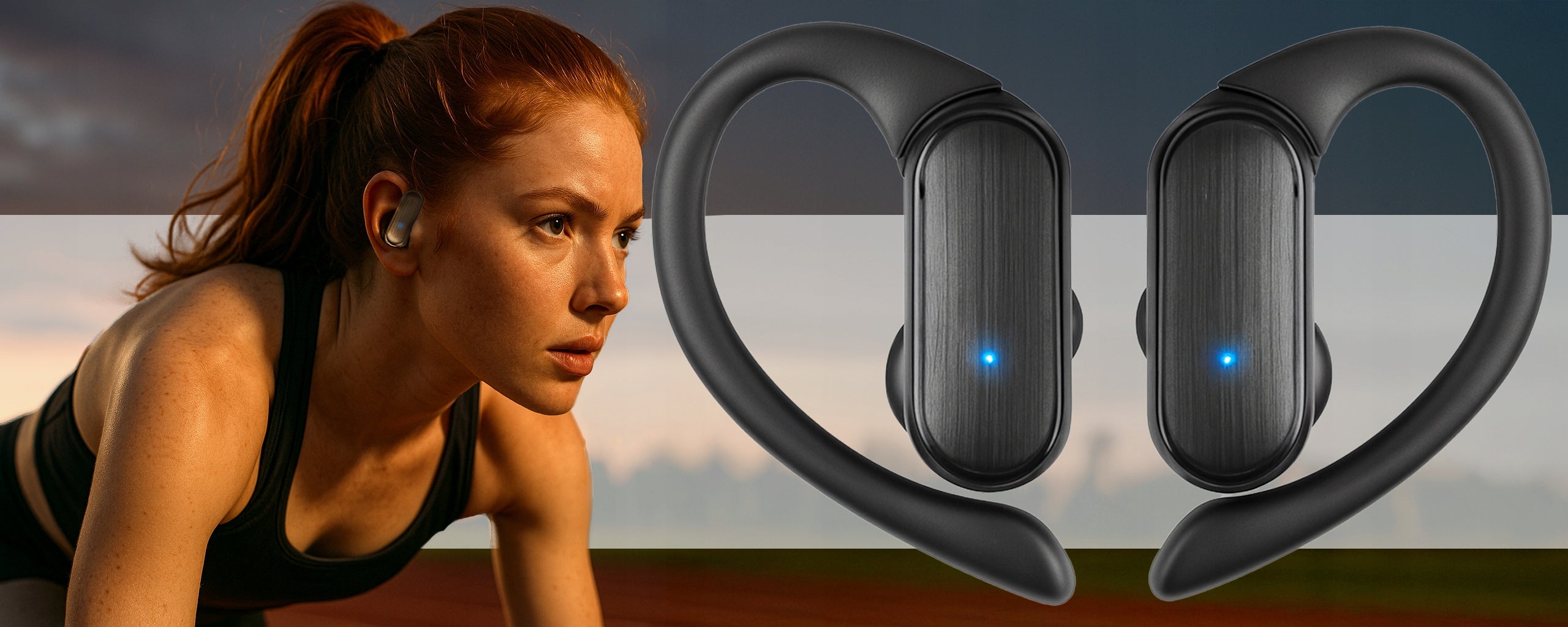 BLUETOOTH WIRELESS EARBUDS UNIVERSAL SPORTS RUNNING HEADPHONES EAN (GTIN) 5900804140603