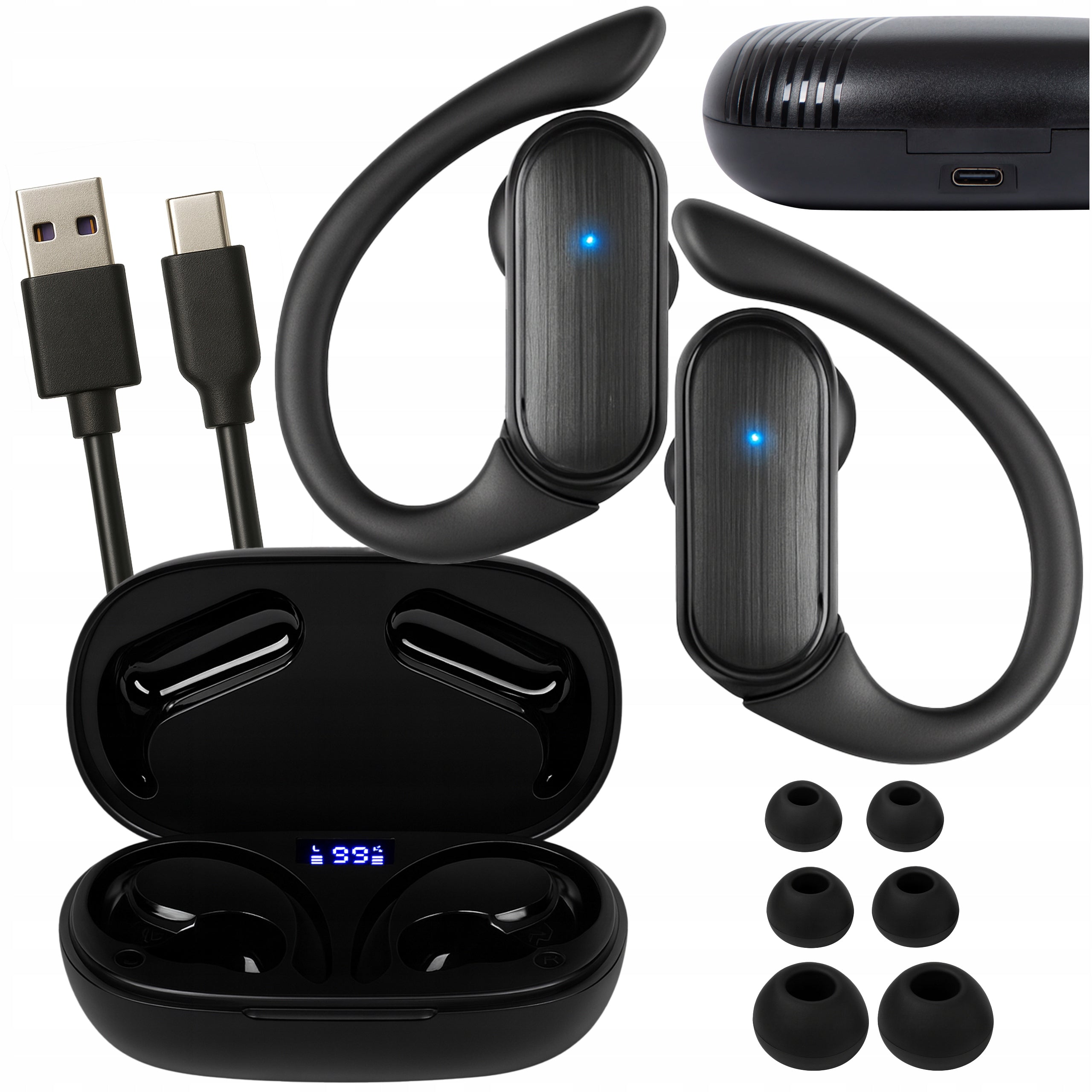 BLUETOOTH WIRELESS EARBUDS UNIVERSAL SPORTS RUNNING HEADPHONES