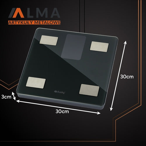 BMI ELECTRONIC ANALYTICAL BATHROOM SCALE WITH BODY ANALYSIS UP TO 226 KG EAN (GTIN) 5906099150334