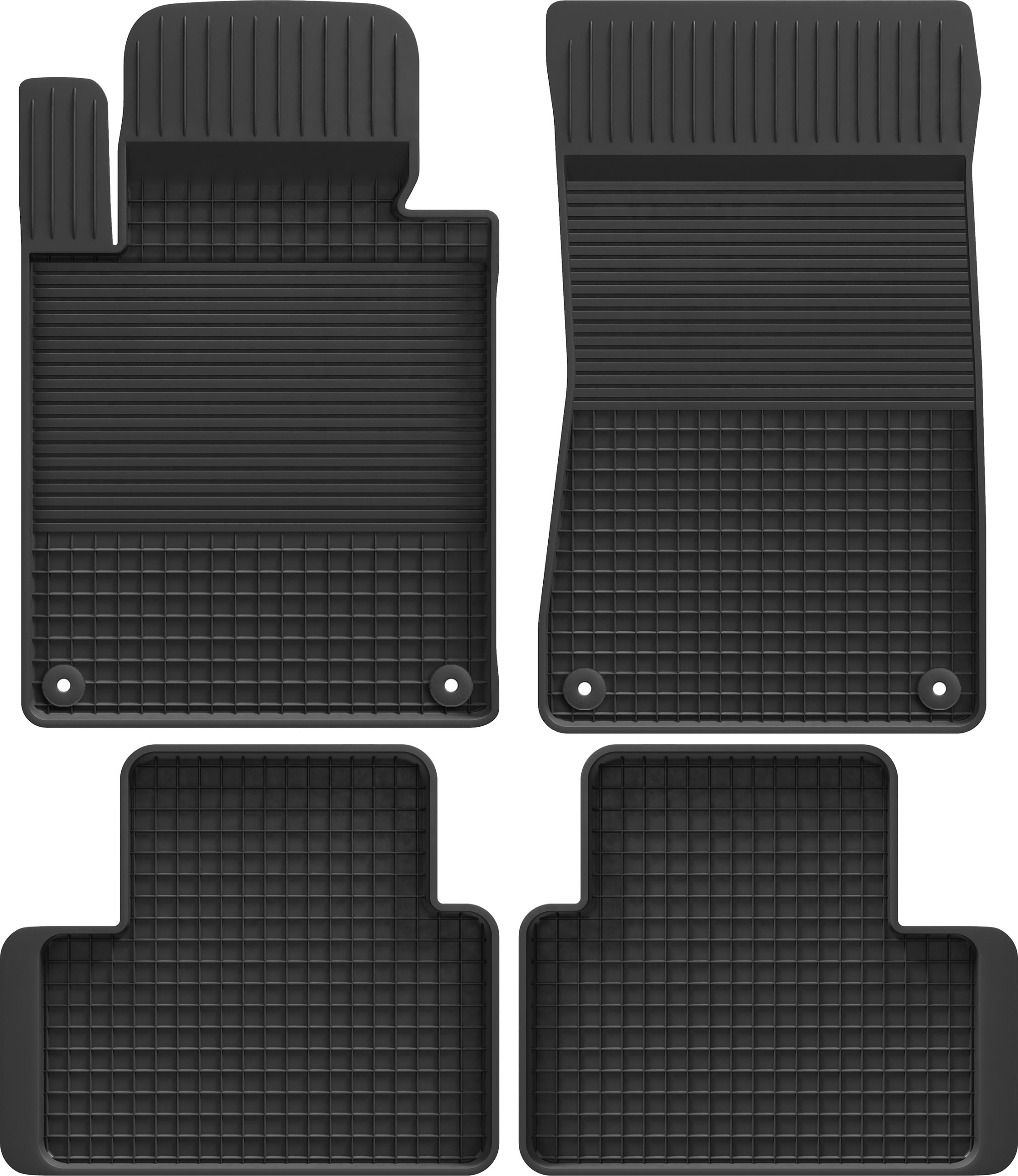 BMW 3 E36 E46 E90 E91 Rubber Rugs TROUGH 2cm + STOPWATCHES