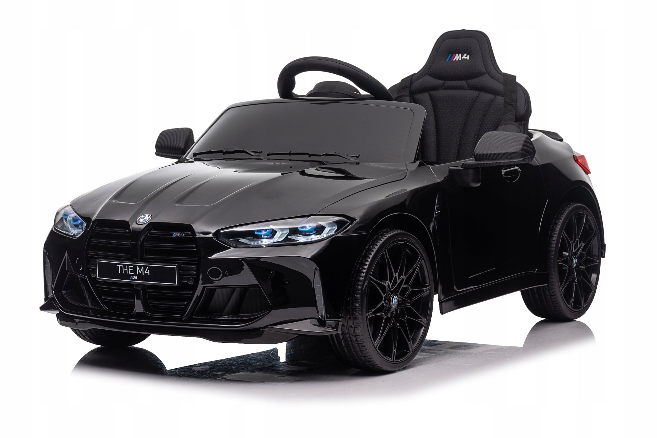 BMW M4 12V 14Ah PILOT EVA WHEEL LEATHER Auto Battery Operated For Kids
