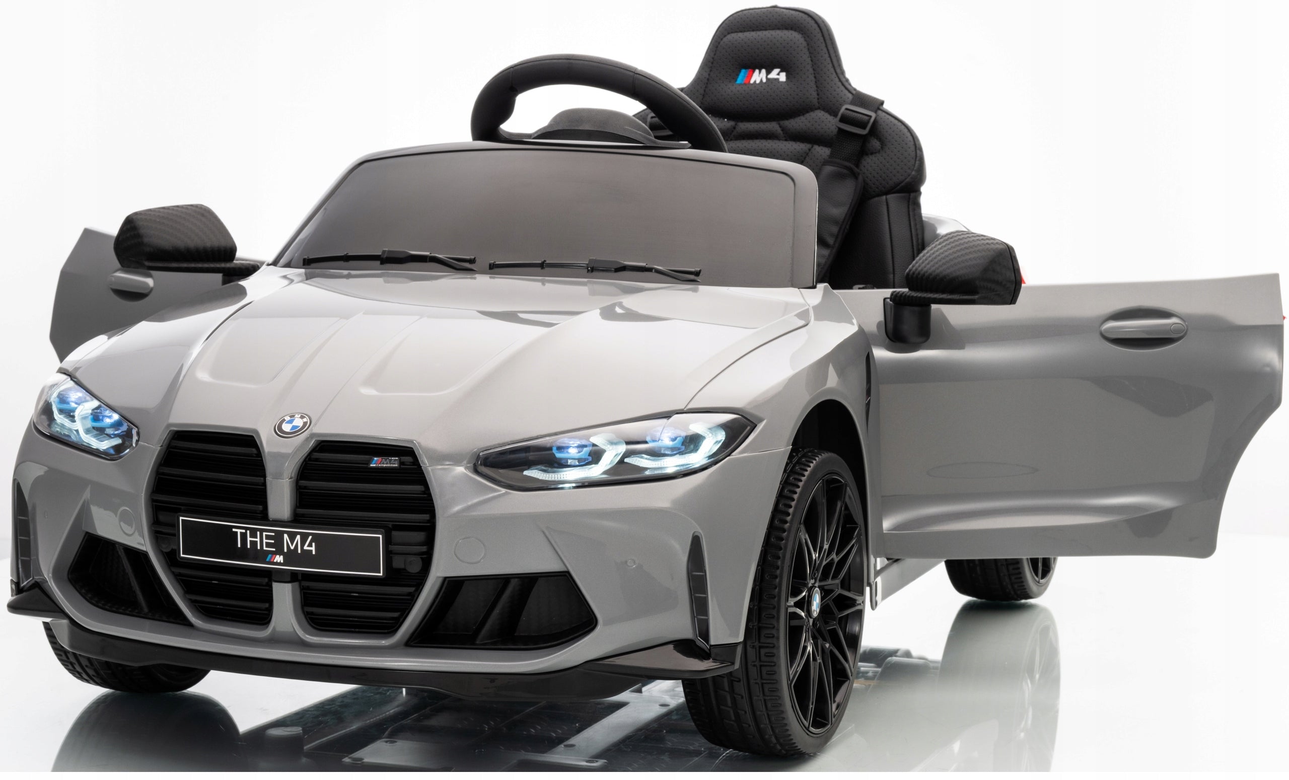 BMW M4 AUTO BATTERY CAR LEATHER SOFT EVA WHEELS 2x45W LED REMOTE CONTROL Manufacturer code BMW_THE_M4_NA_AKUMULATOR