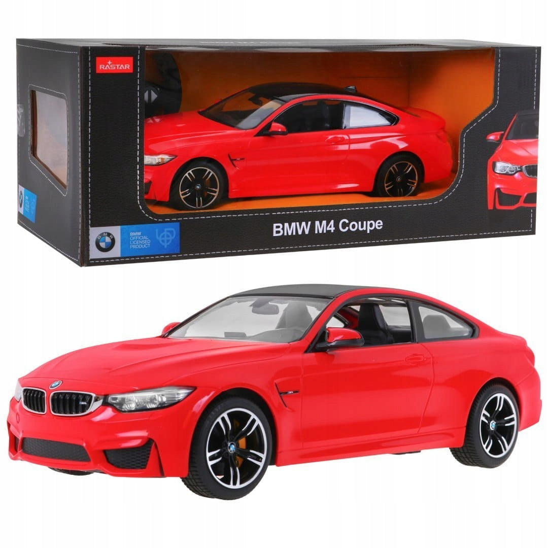 BMW M4 Coupe red RASTAR model 1:14 Remote controlled car remote control 2,4