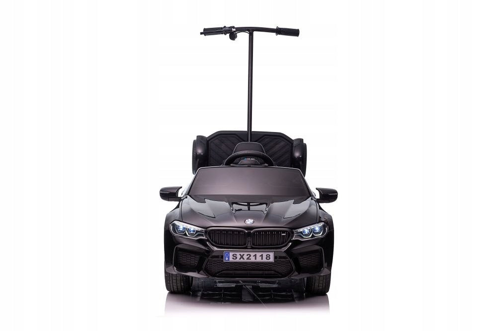 BMW M5 Battery Car With Parent Platform Black Lacquered Brand LEAN Toys