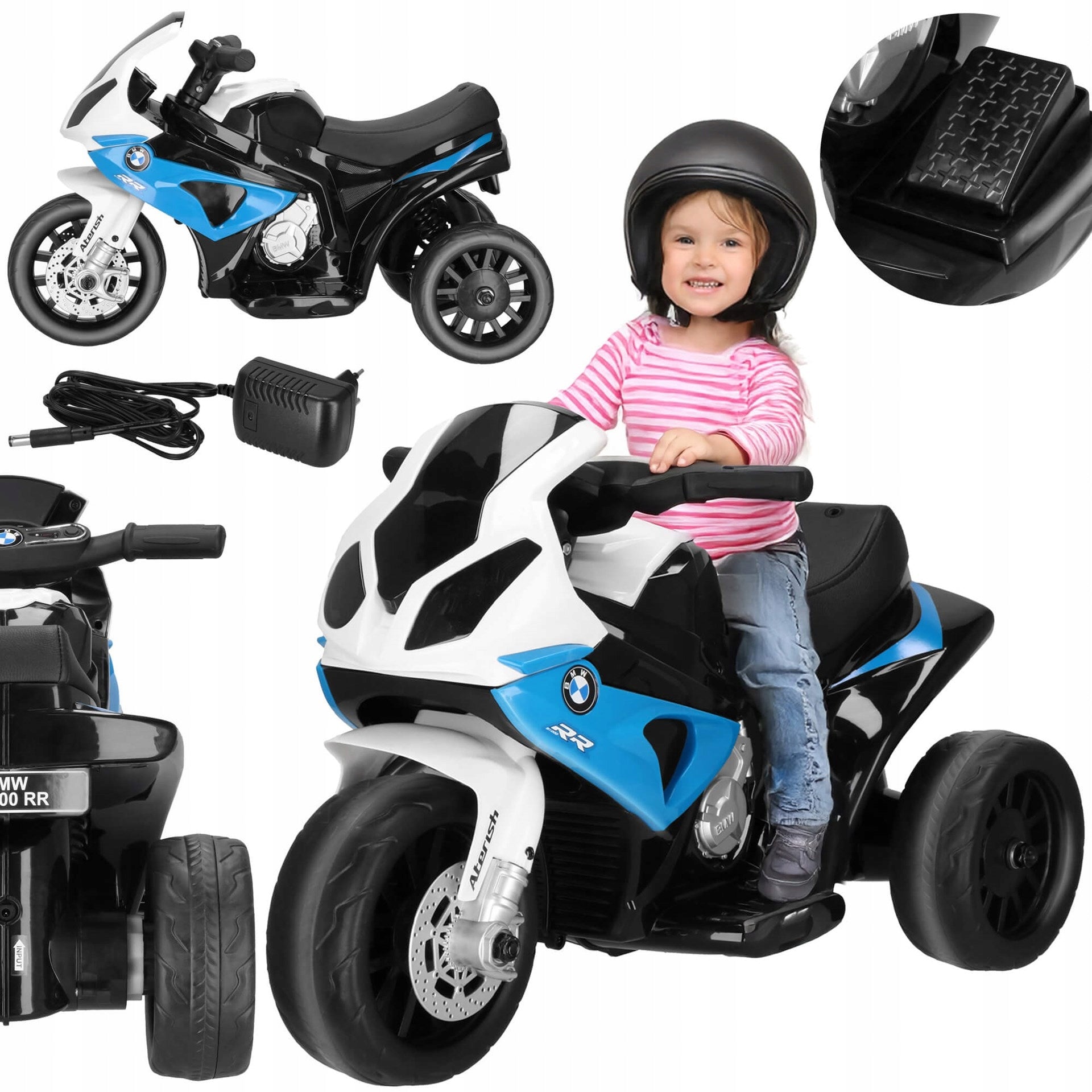 BMW MOTORBIKE FOR CHILDREN ELECTRIC MOTORCYCLE 3-WHEEL FOR MOTORBIKE BATTERY