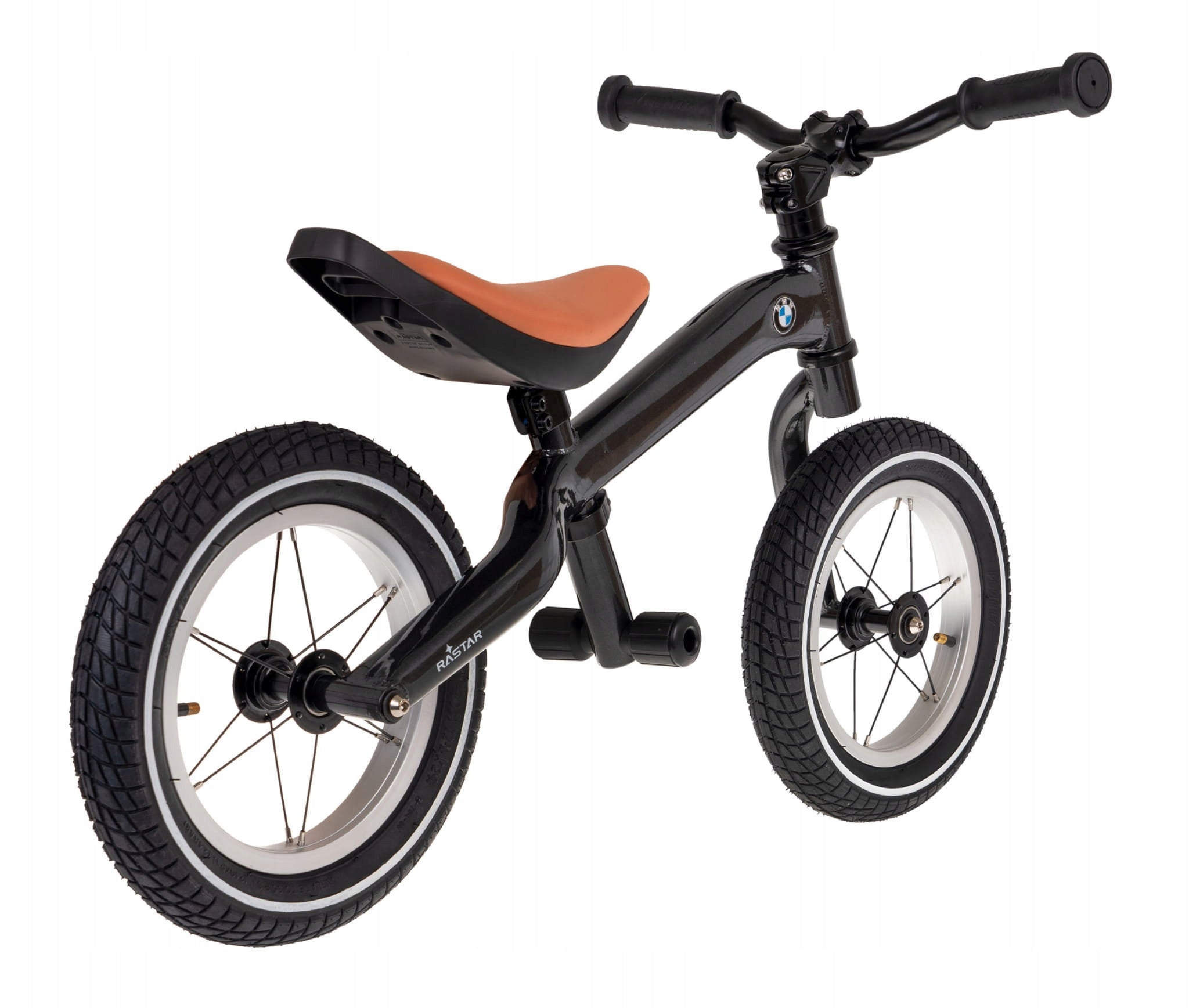 BMW Rastar balance bike for children faux leather pumped tires Maximum kid's weight 45 kg