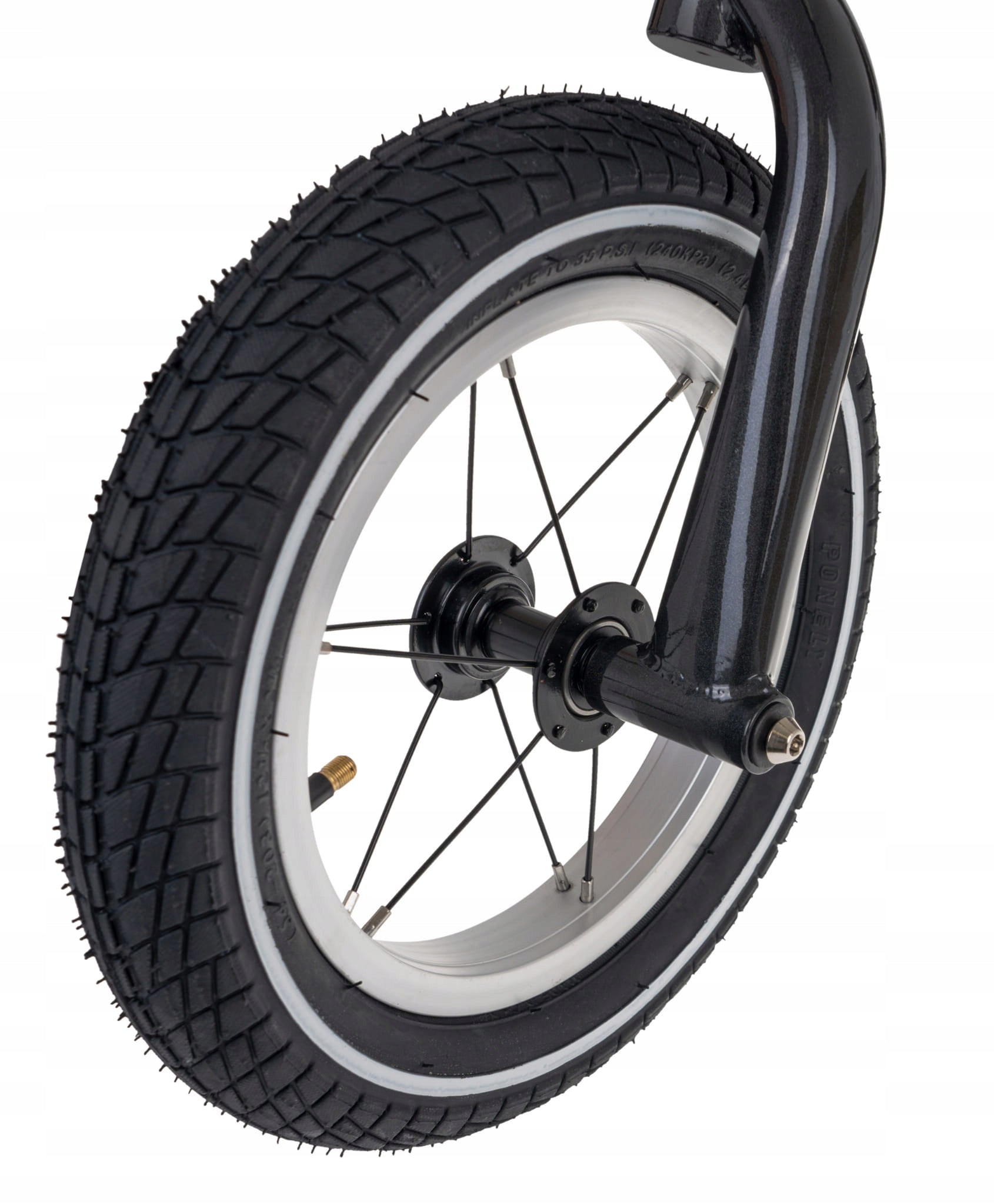 BMW Rastar balance bike for children faux leather pumped tires Wheel size in inches 12"