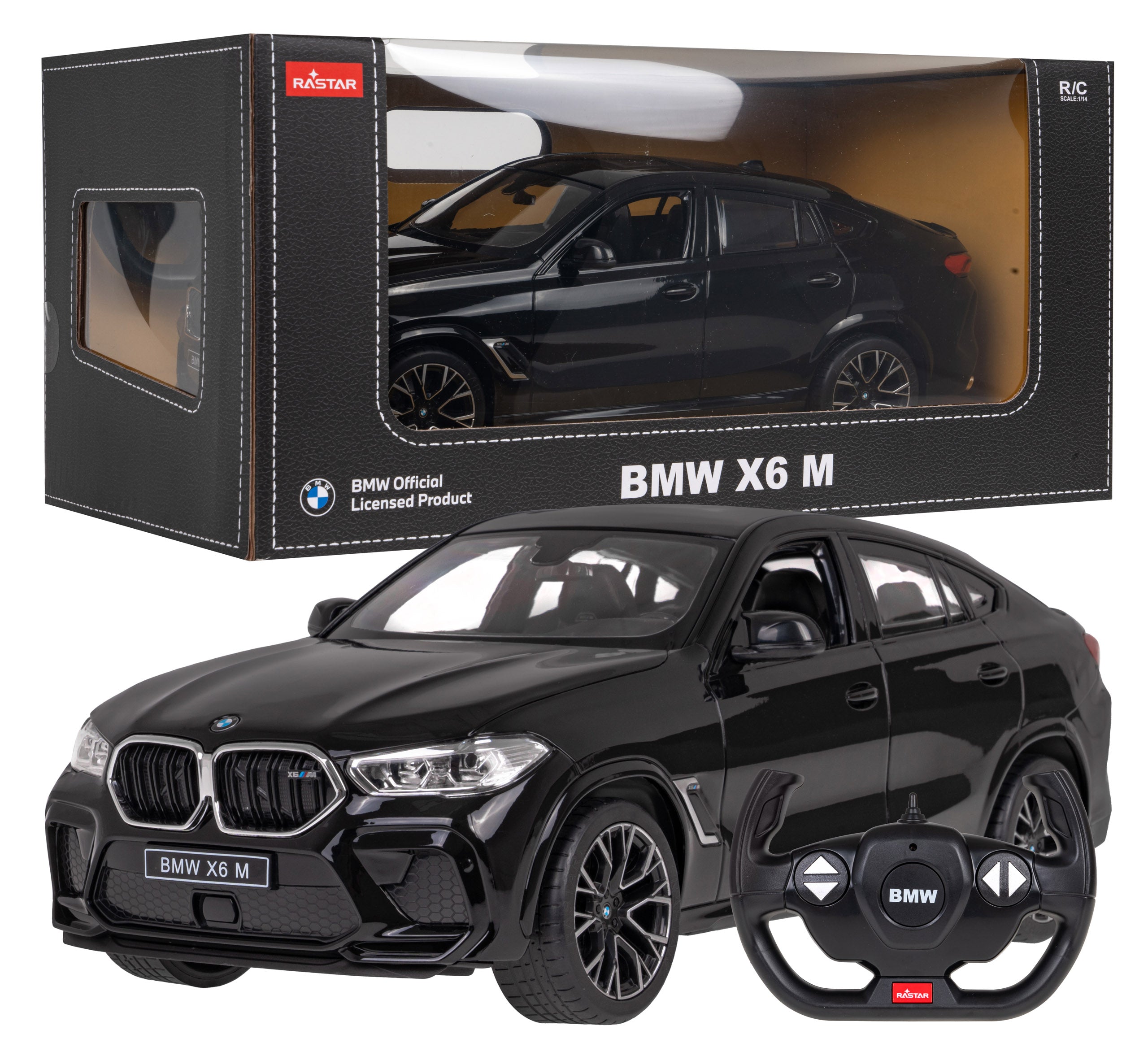 BMW X6 M REMOTE CONTROLLED CAR RC RASTAR 1:14 2,4G