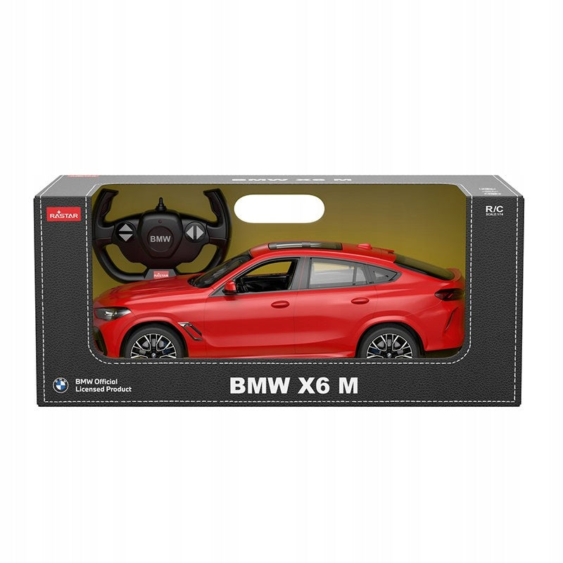 BMW X6 M red RASTAR model 1:14 Remote controlled car Remote control 2,4 GHz