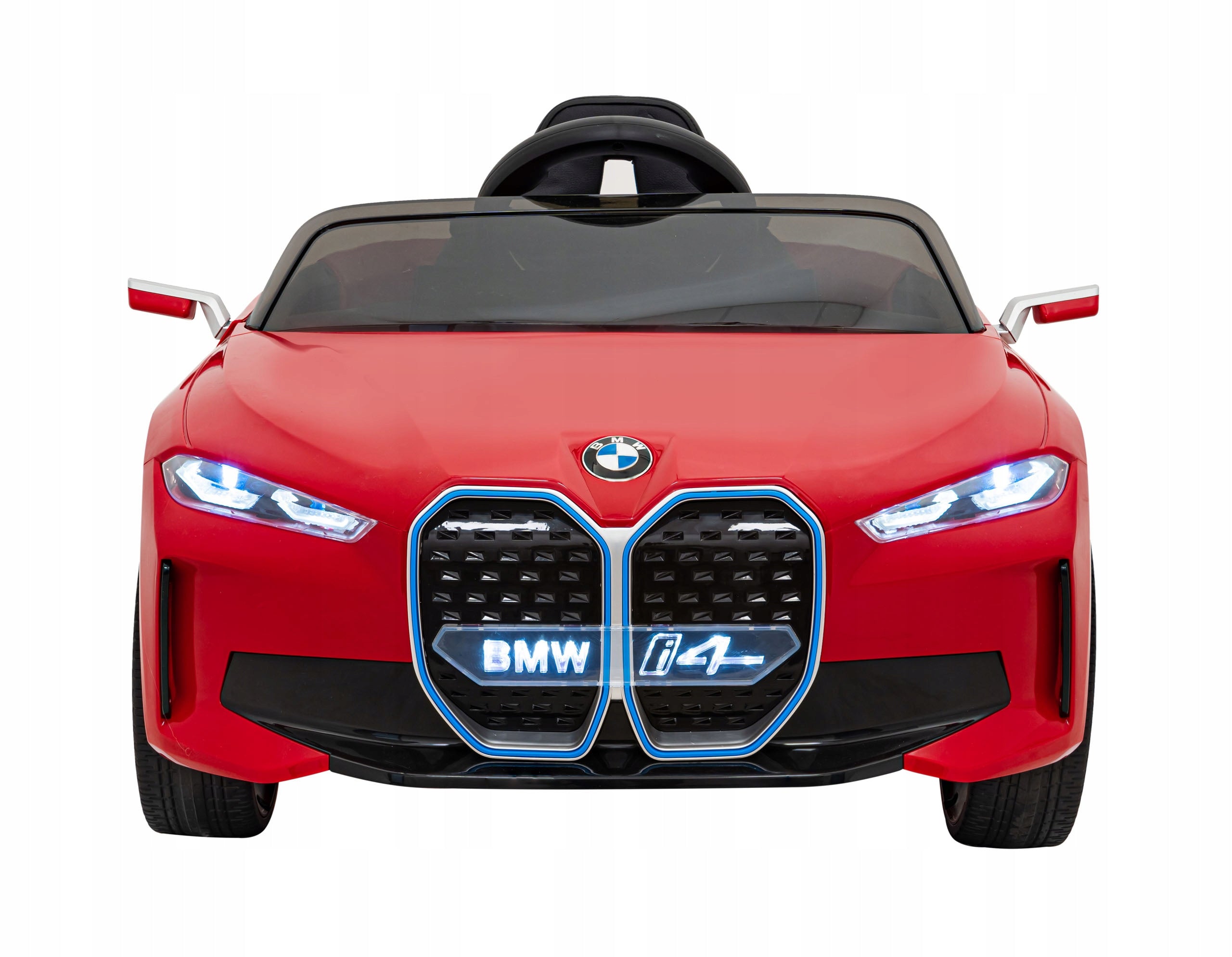 BMW i4 Battery Car Soft Wheels EVA Leather USB Input Color Red EAN (GTIN) 5903864955903