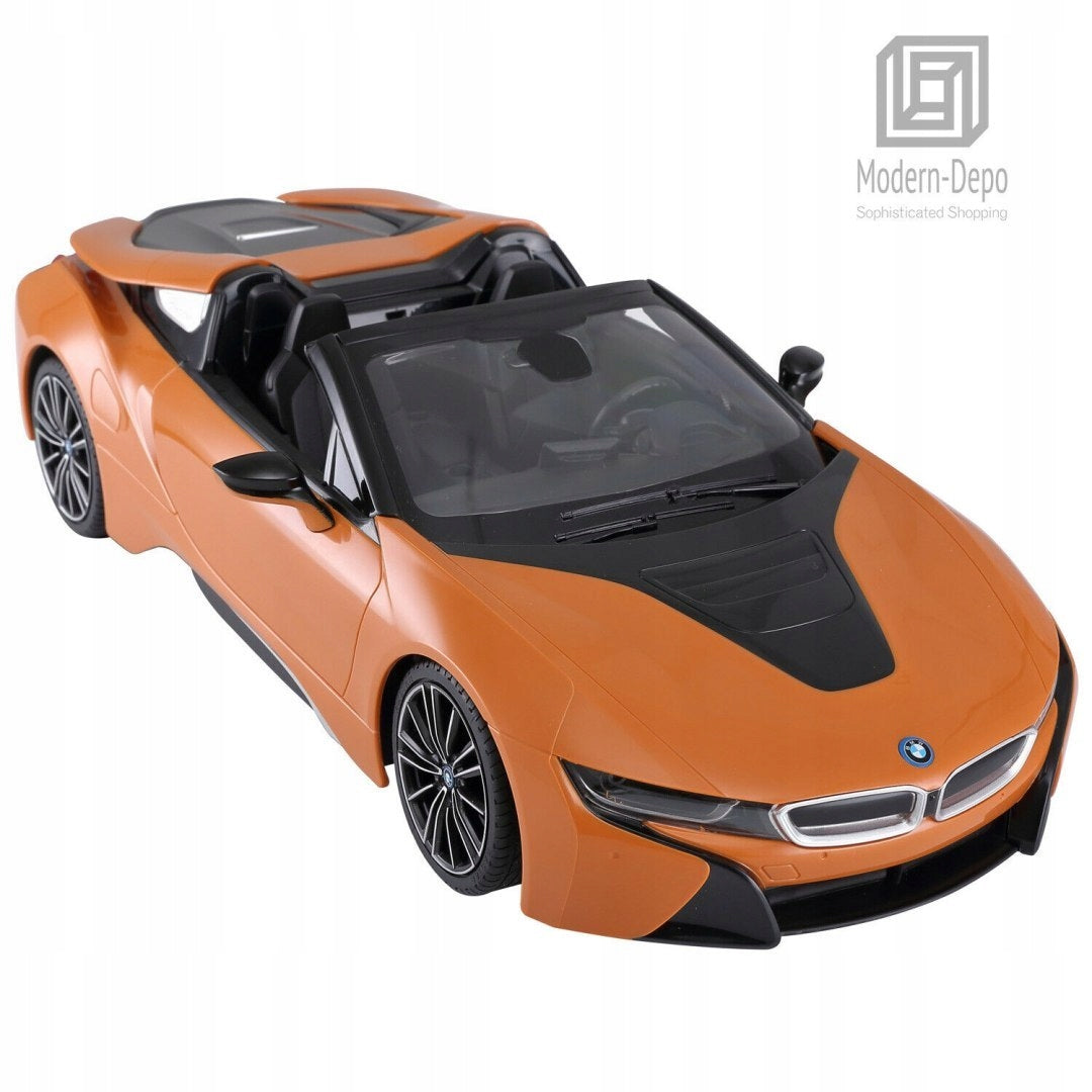 BMW i8 Roadster orange RASTAR model 1:12 Remote controlled car 2,4 Brand Rastar