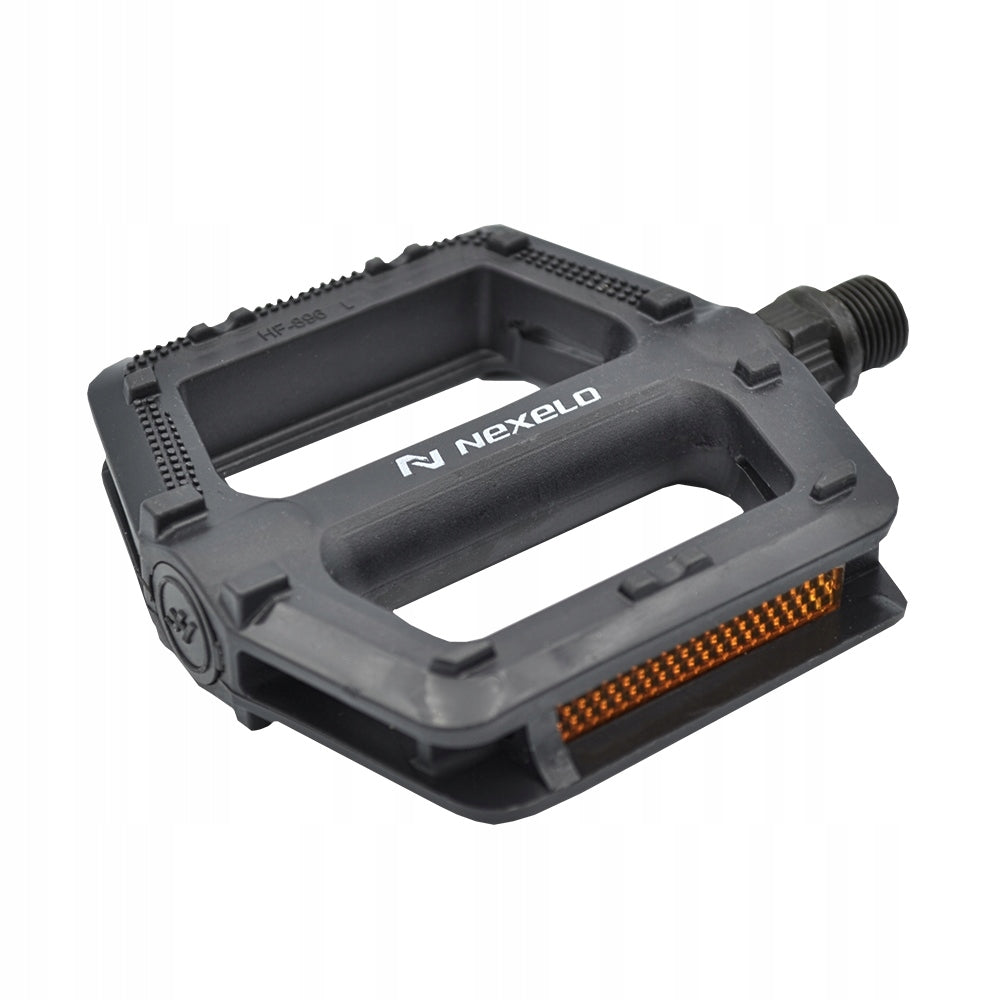 BMX MTB Bike Pedals with Reflectors Durable 9/16 Inch Axle NEW Brand Nexelo