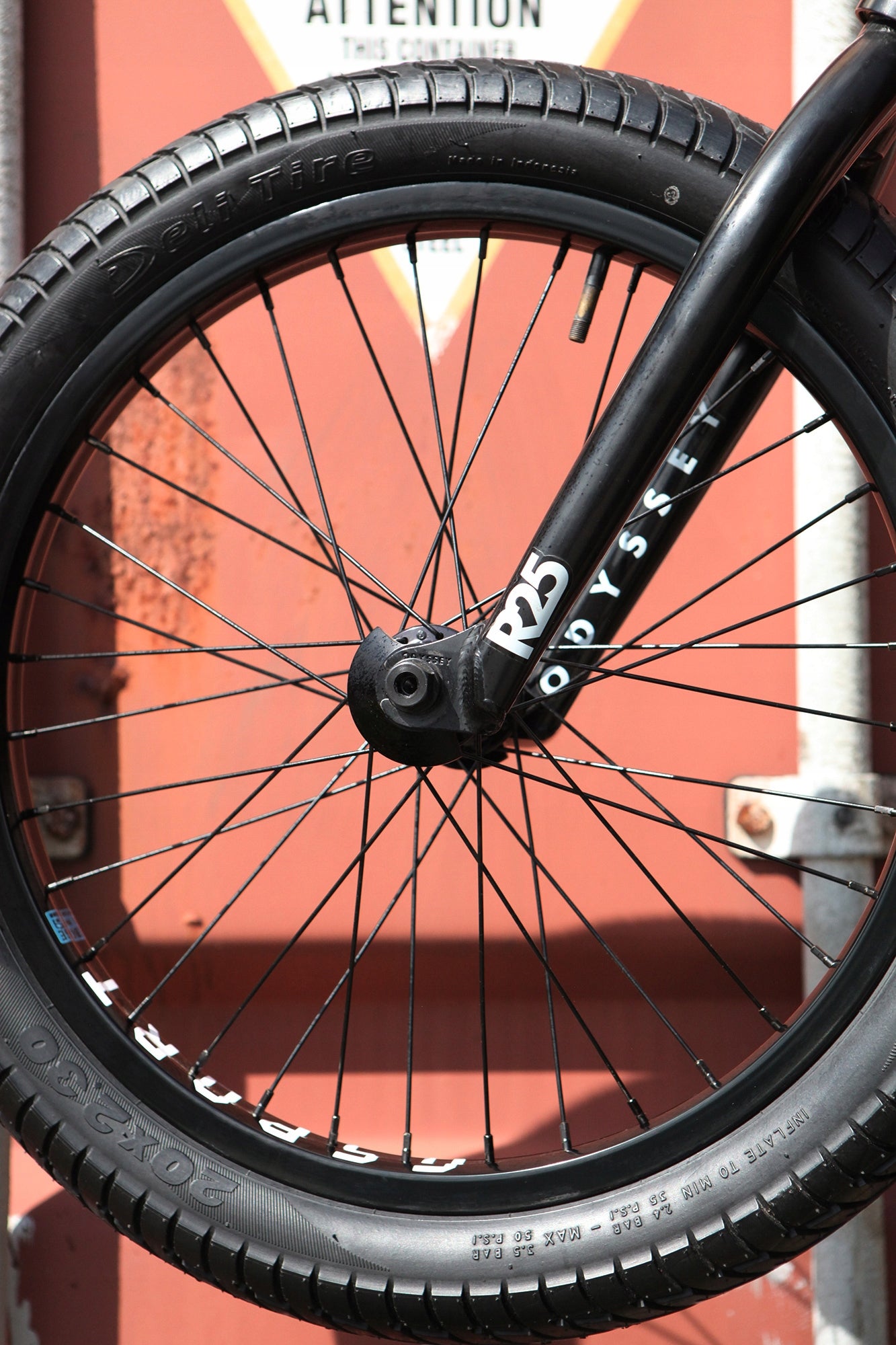 BMX tyre 20x2.30 Deli Tire black wide for freestyle street park Brand Deli