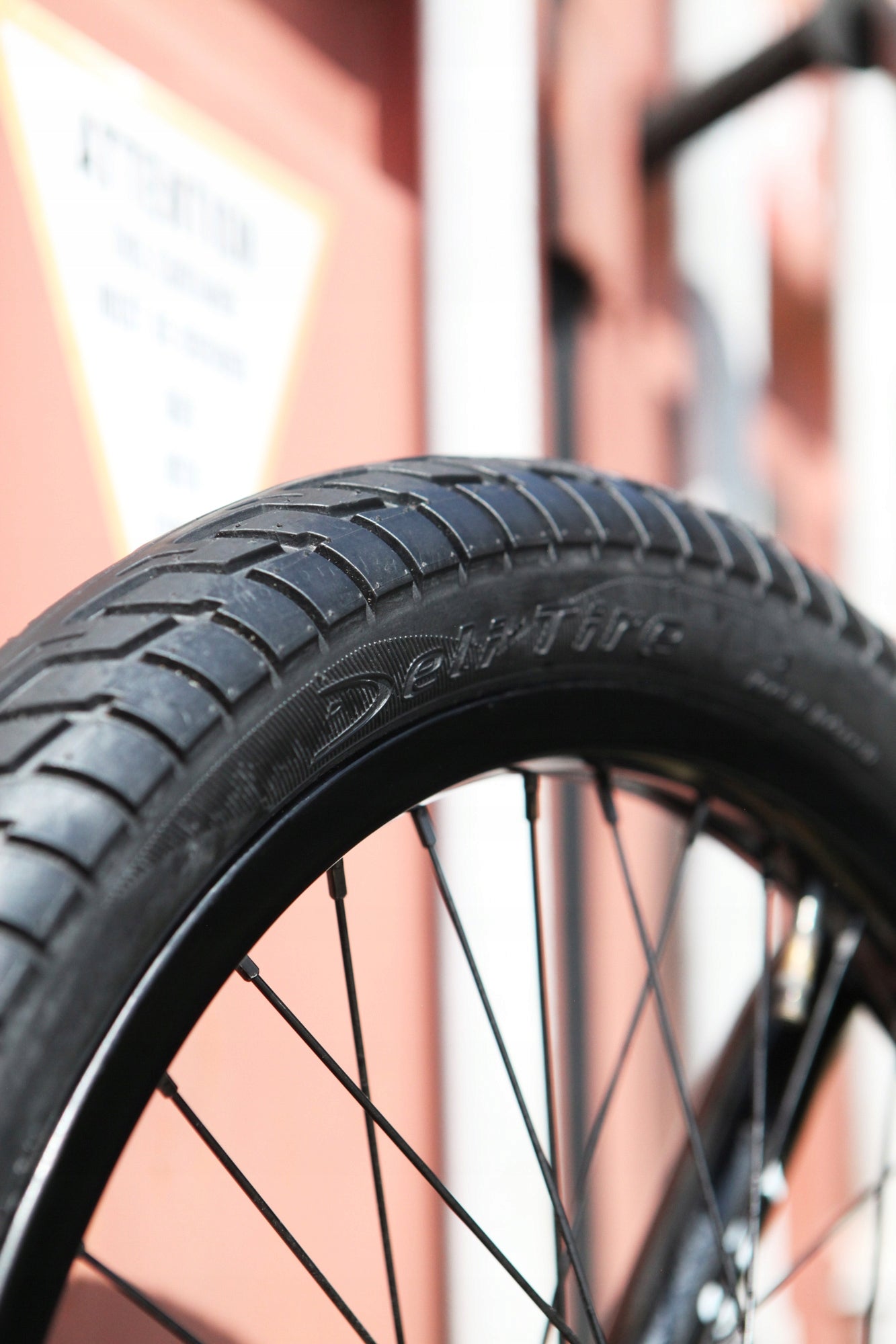 BMX tyre 20x2.30 Deli Tire black wide for freestyle street park Manufacturer code SA-204