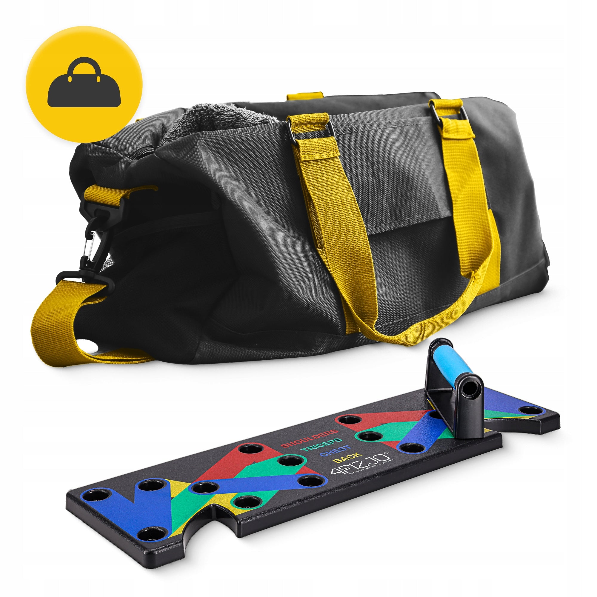 BOARD EXERCISE PUSH-UP HANDLES PLATFORM PUSH UP BOARD MULTIFUNCTIONAL STRENGTH Additional features non-slip base foldable
