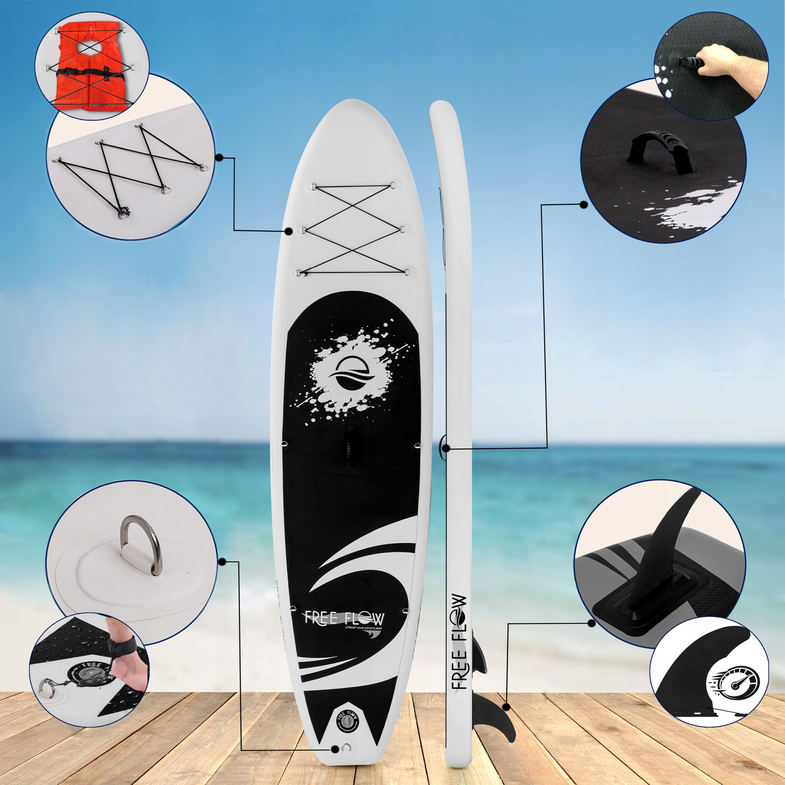 BOARD SUP 320CM PADDLE BOARD LARGE SET ACCESSORIES SERENELIFE Kind SUP board