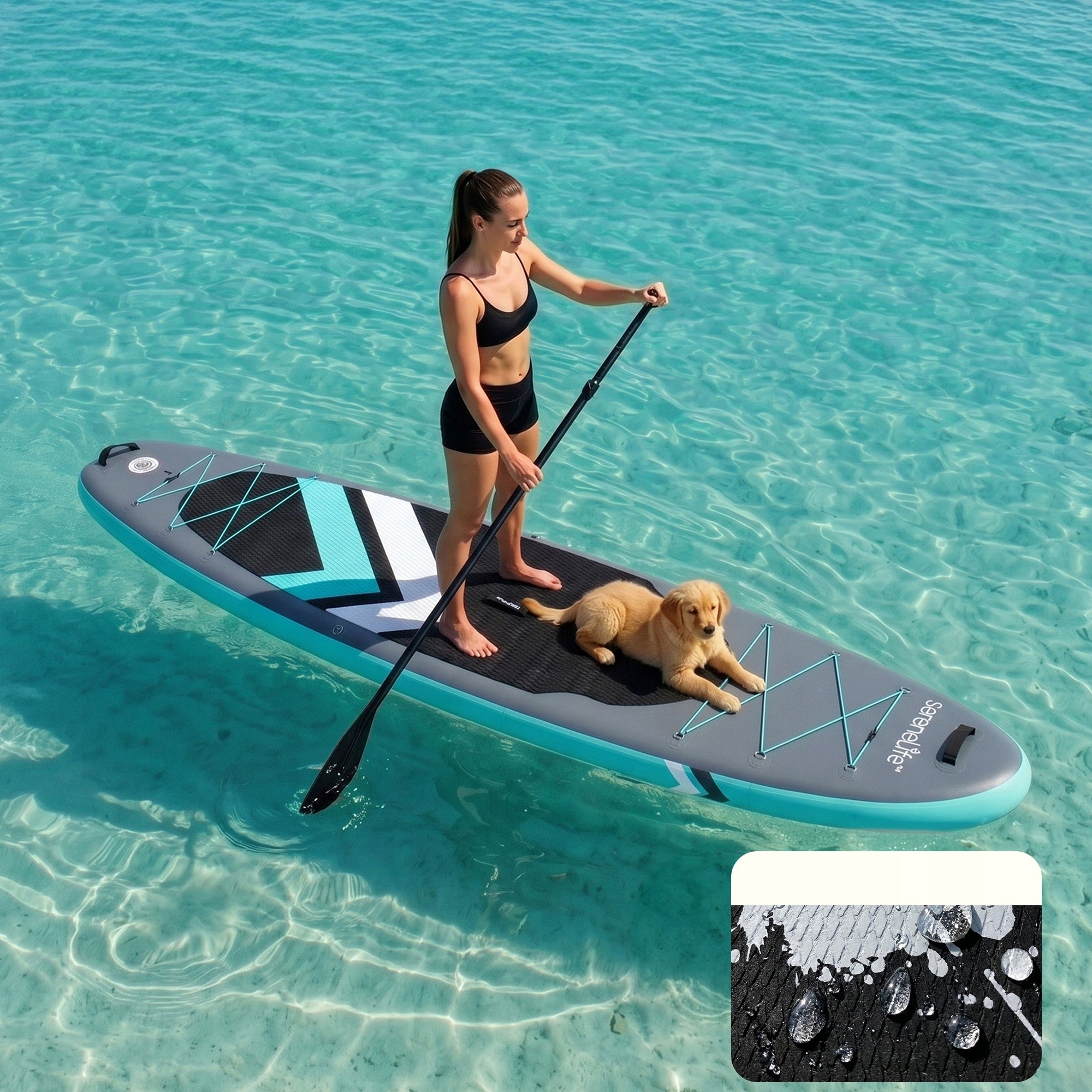 BOARD SUP 335 CM LIFTING CAPACITY 160 KG BAG ACCESSORIES SERENELIFE Gender unisex product