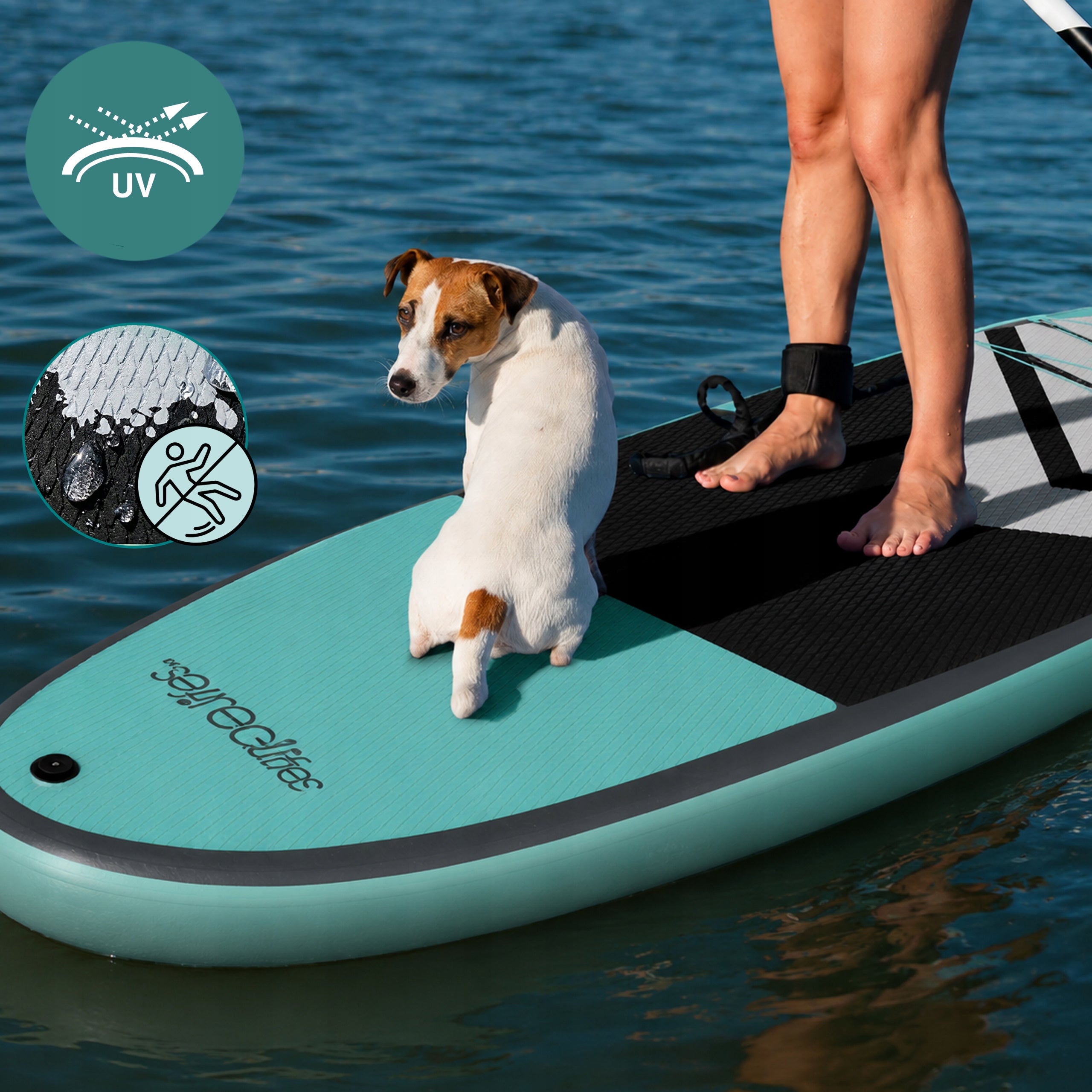 BOARD SUP 335 CM TO 200 KG LIFTING CAPACITY TWO-PERSON ACCESSORIES BAG SERENE Brand Serenelife