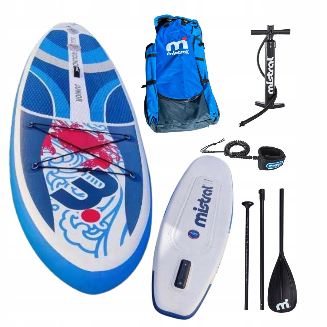 BOARD SUP MISTRAL JUNIOR 8’2 ALLROUND PUMPED PADDLE SET