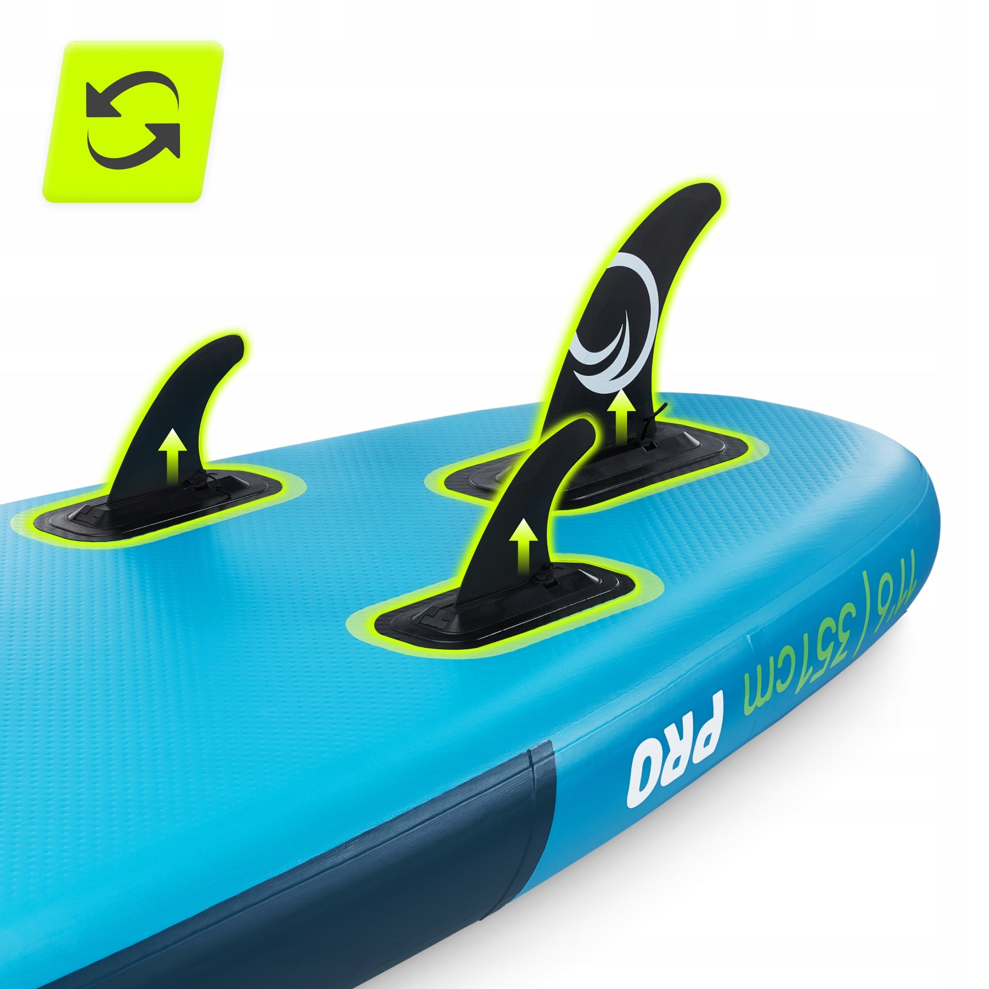 BOARD SUP STAND UP PADDLE INFLATABLE SWIMMING TSUNAMI PRO ACCESSORIES 350CM Brand Tsunami