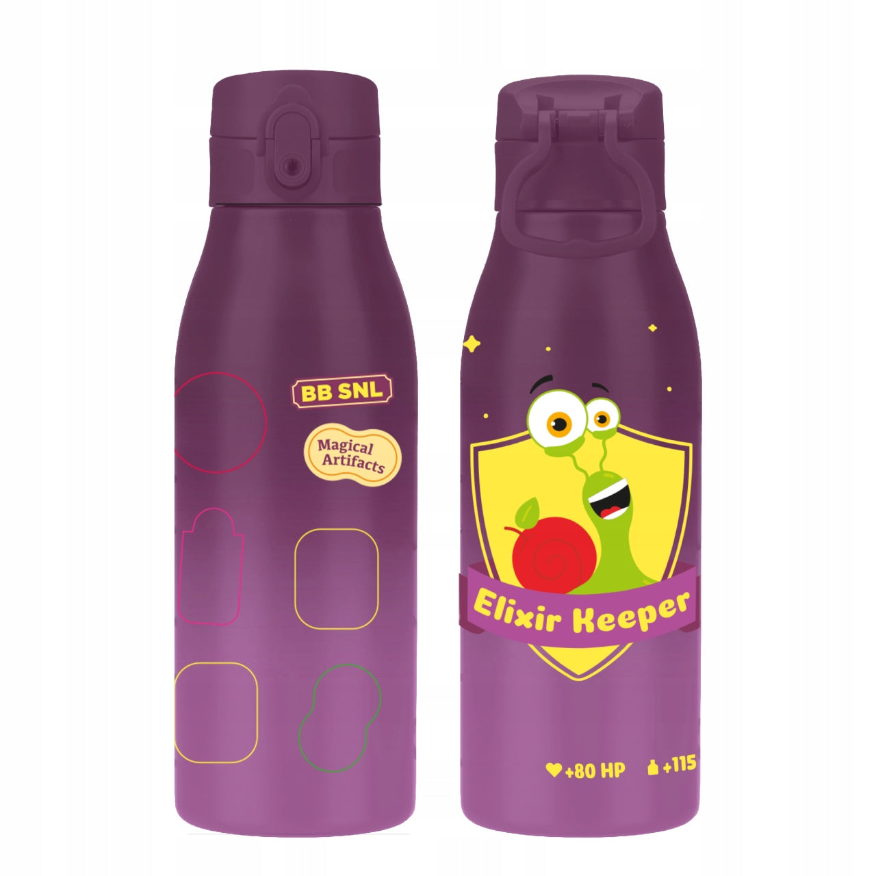 BOB SNAIL Baby Thermos 600ml Elixir Keeper Stainless Steel Stickers
