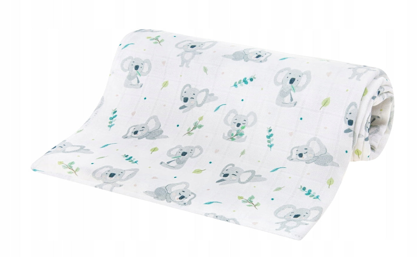 BOCIOLAND BAMBOO DIAPER SWADDLE 120x120 KOAL Diapers type reusable