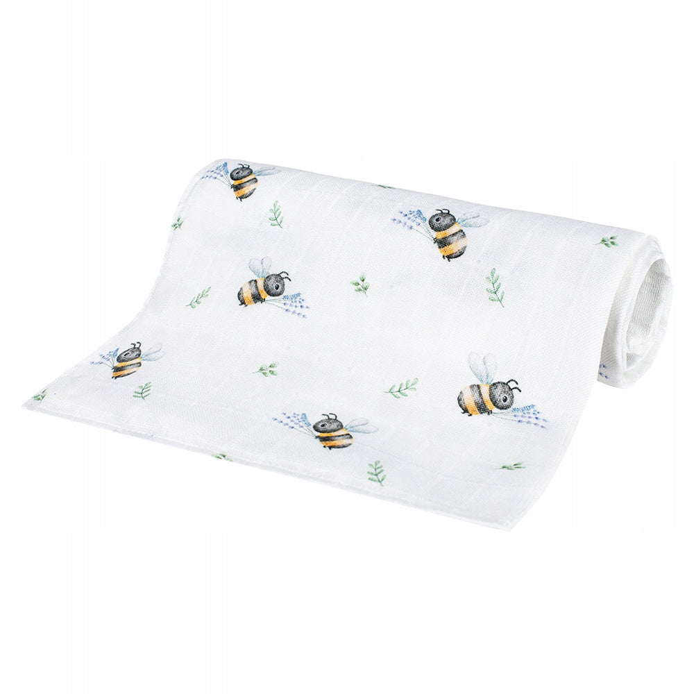 BOCIOLAND Bamboo diaper BEE 75x75cm
