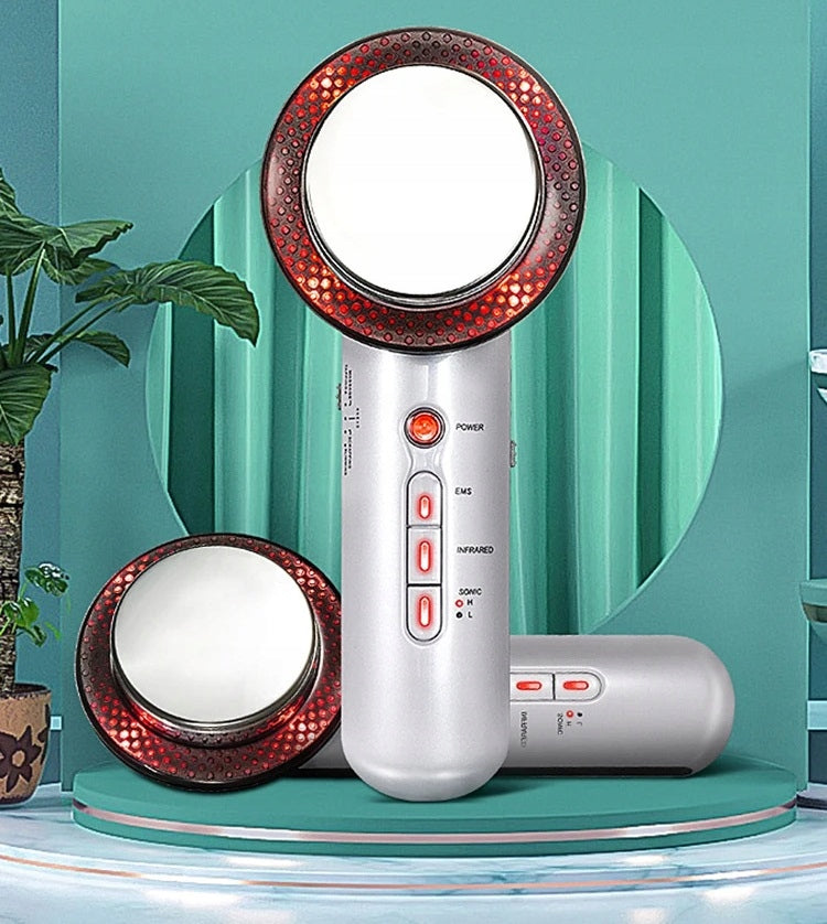 BODY AND FACE EMS MASSAGER NEEDLELESS MESOTHERAPY INFRARED SLIMMING V2 Brand PDS