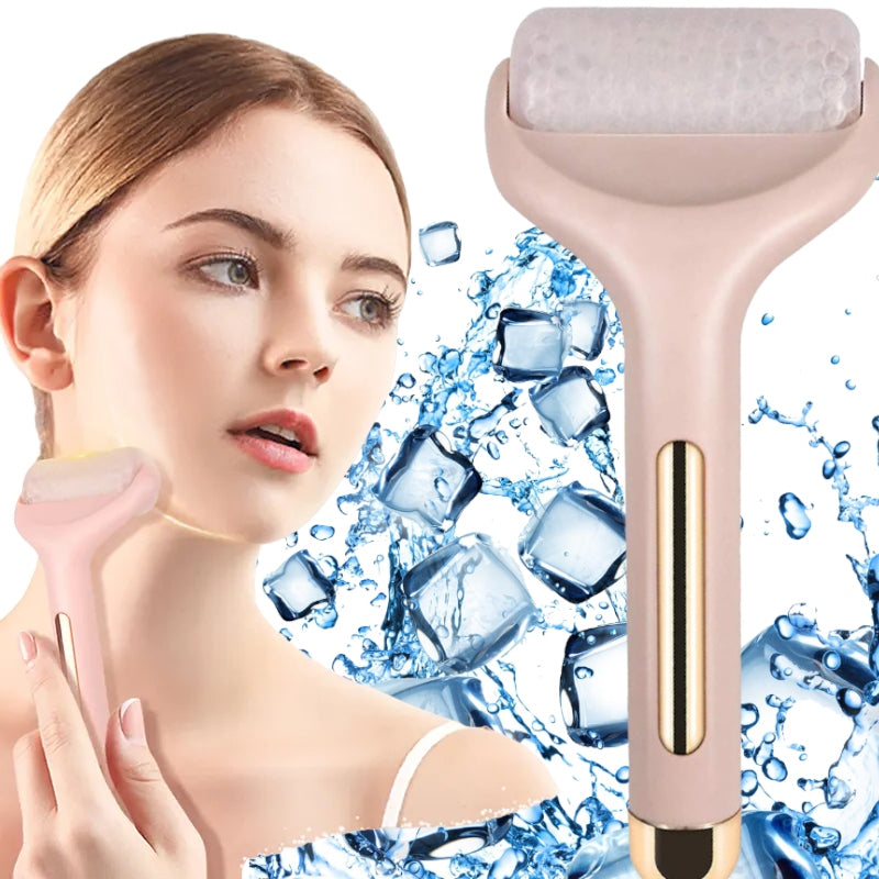 BODY FACE MASSAGER SWELLING LEGS COOLING PAIN RELIEF ICE ROLLER