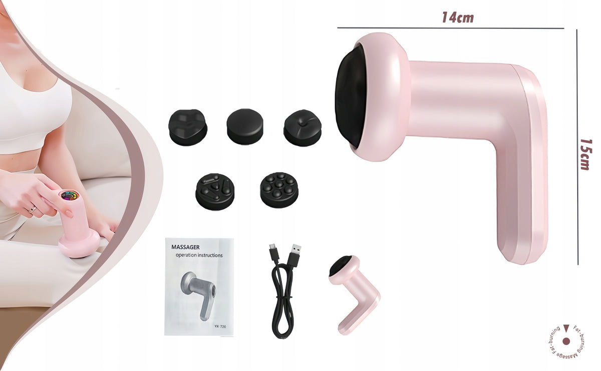 BODY MASSAGER ANTI-CELLULITE MASSAGE GUN FIRMING 5EL Manufacturer code G1501B