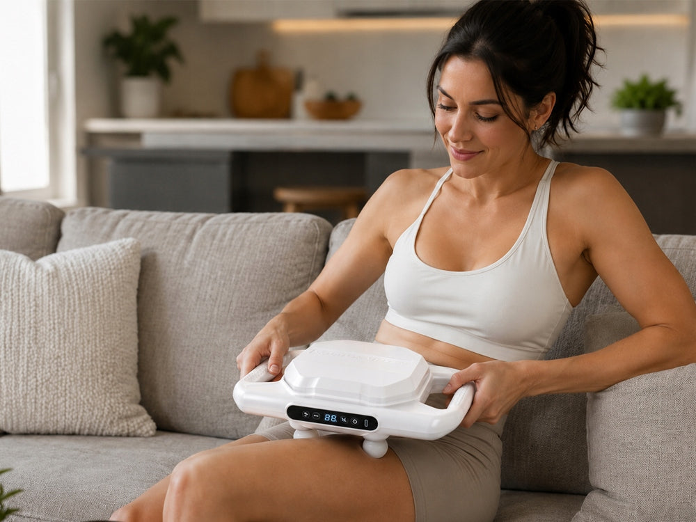 BODY MASSAGER POWERFUL 4 HEADS 20 DEGREES OF FORCE + 6 USB PULSE MODES Packaging status original
