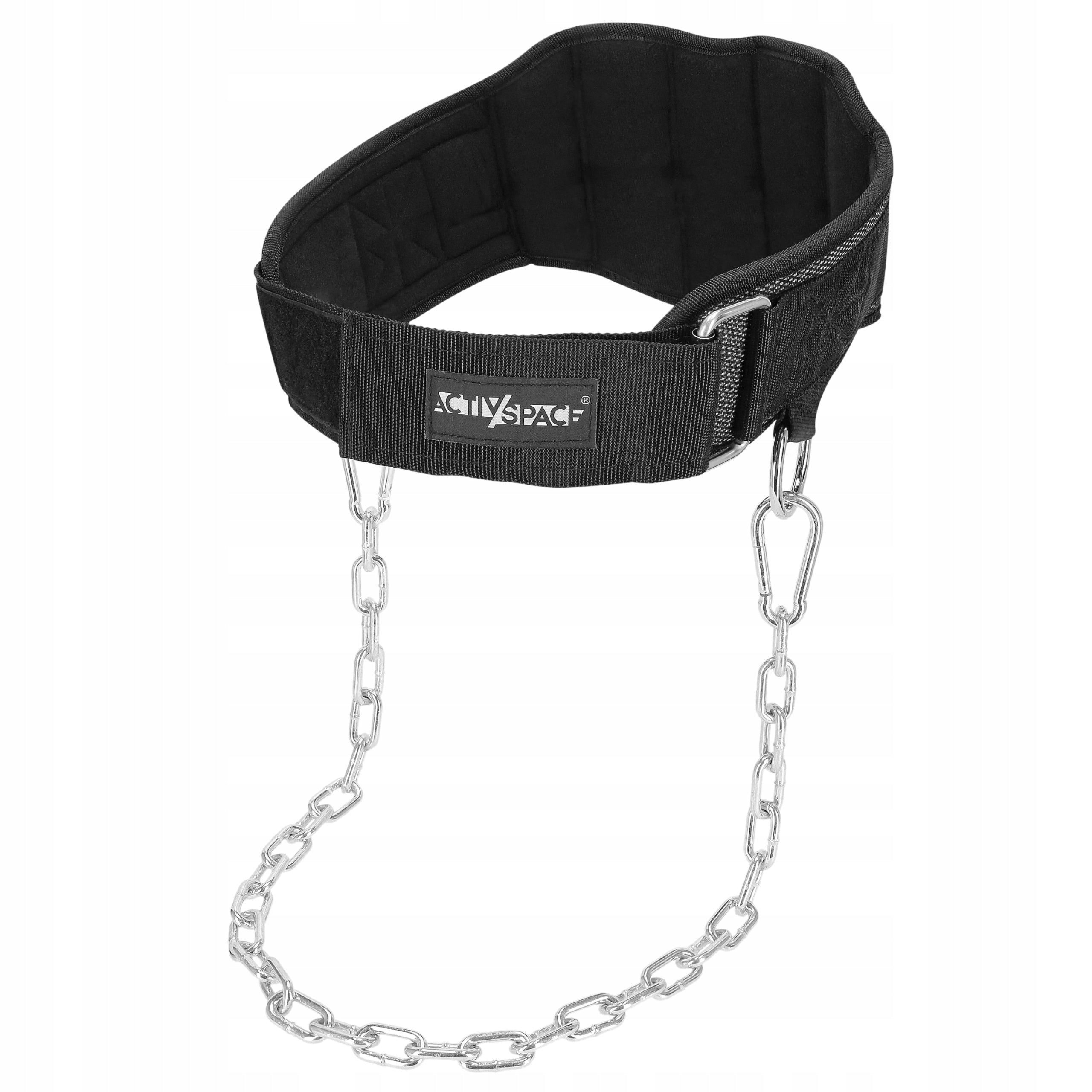 BODYBUILDING WEIGHT BELT WITH DIP BELT CHAIN STRONG FOR PULL-UP Brand Activ/Space