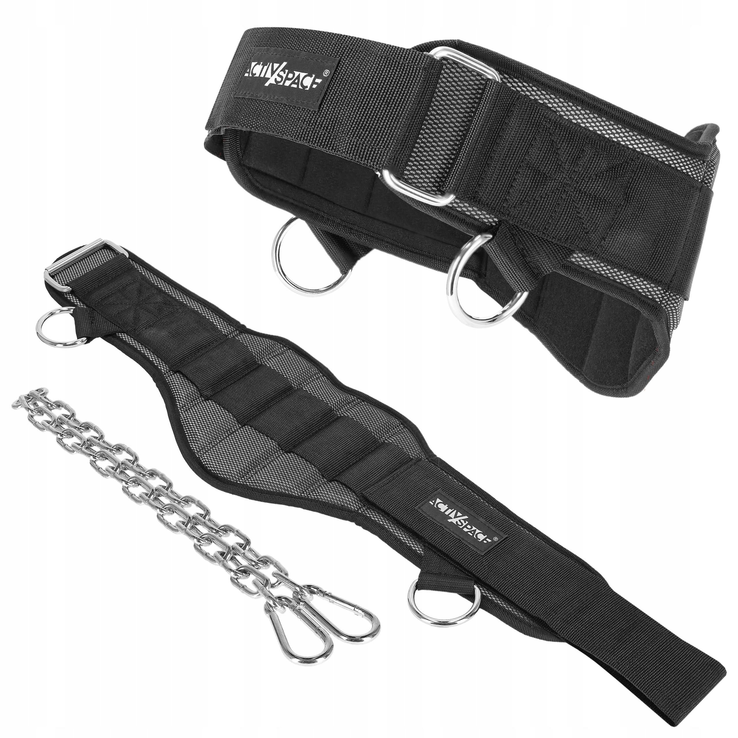 BODYBUILDING WEIGHT BELT WITH DIP BELT CHAIN STRONG FOR PULL-UP