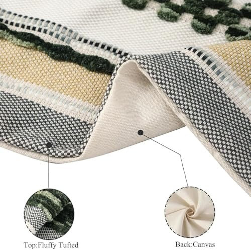 BOHO DARK GREEN CHENILLE PILLOWCASES 45X45 CM SET OF 2 Manufacturer code SWC5908201205147