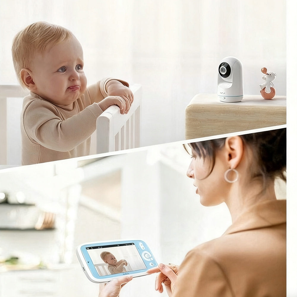 BOIFUN WITH 5" SCREEN & 16H BATTERY – NO WIFI NEEDED Color white