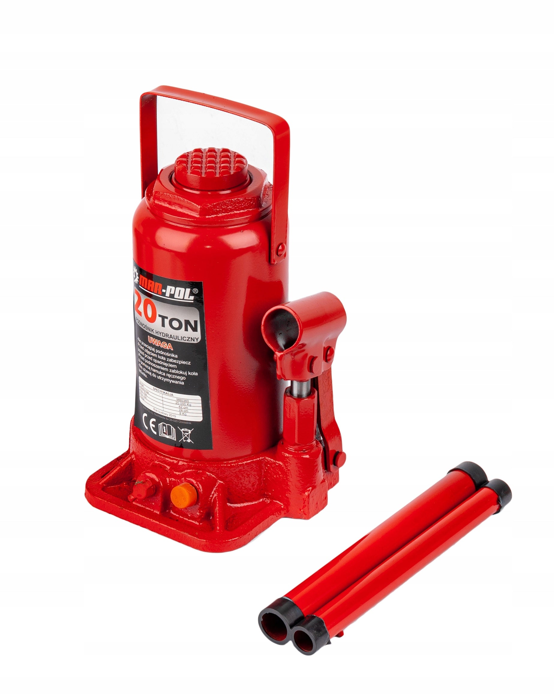 BOLLARD LIFT | 20T Product weight with unit packaging 9.7 kg