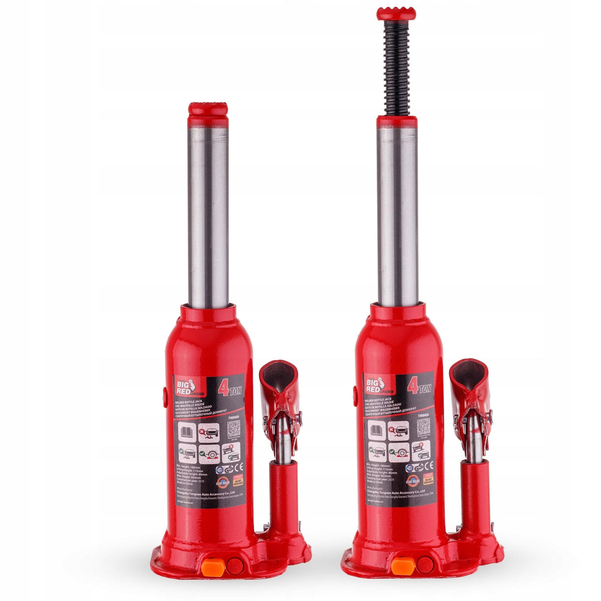 BOLLARD LIFT 4 TONS HYDRAULIC 363 MM SAFETY VALVE Product weight with unit packaging 4.74 kg