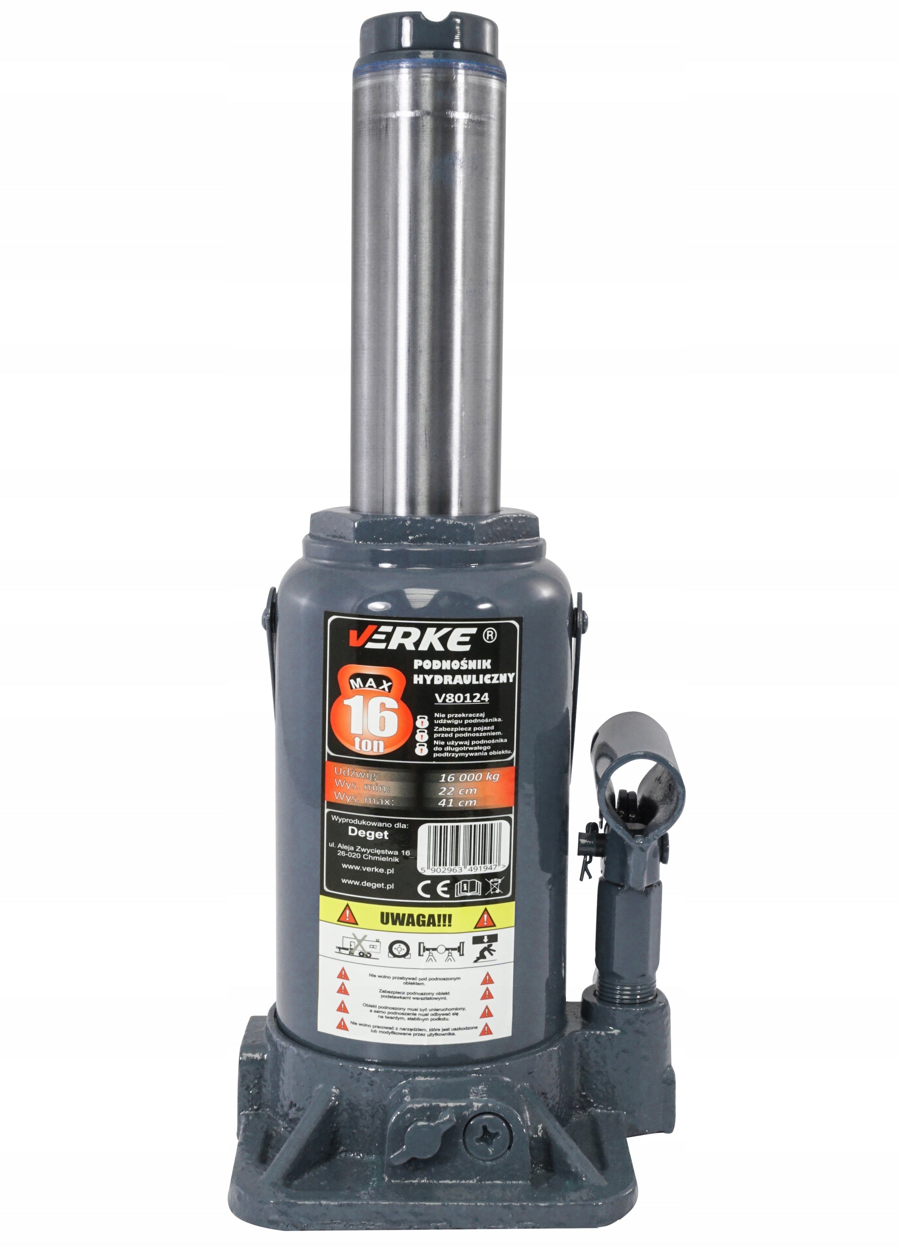 BOLLARD LIFT HYDRAULIC BOTTLE FROG JACK 16T TONE SOLID!! Brand Deget