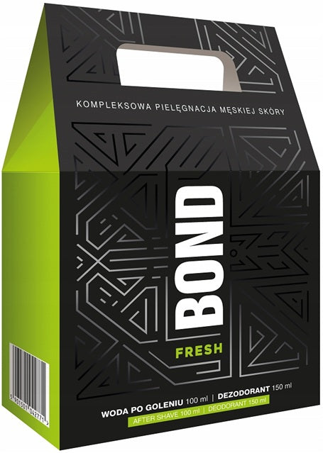 BOND FRESH GIFT SET - AFTERSHAVE 100ml + DEODORANT 150ml