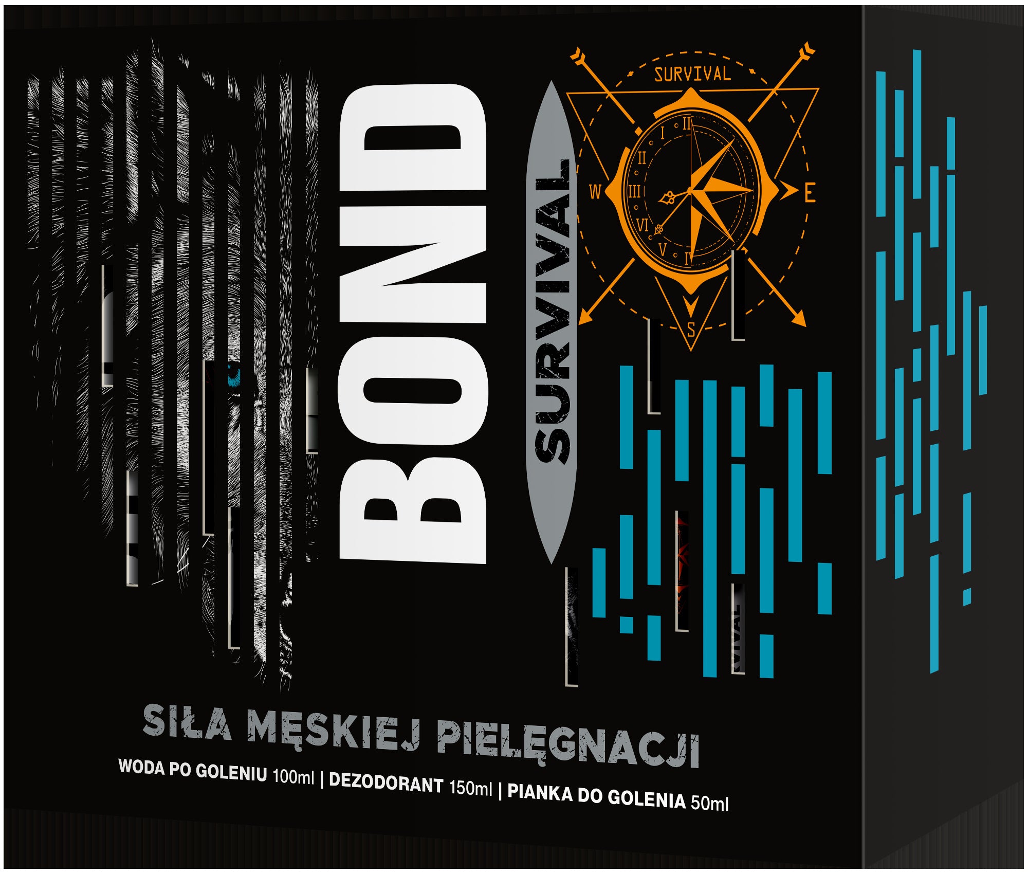 BOND MEN SURVIVAL SET 3 ELEMENTS Set components deodorant aftershave