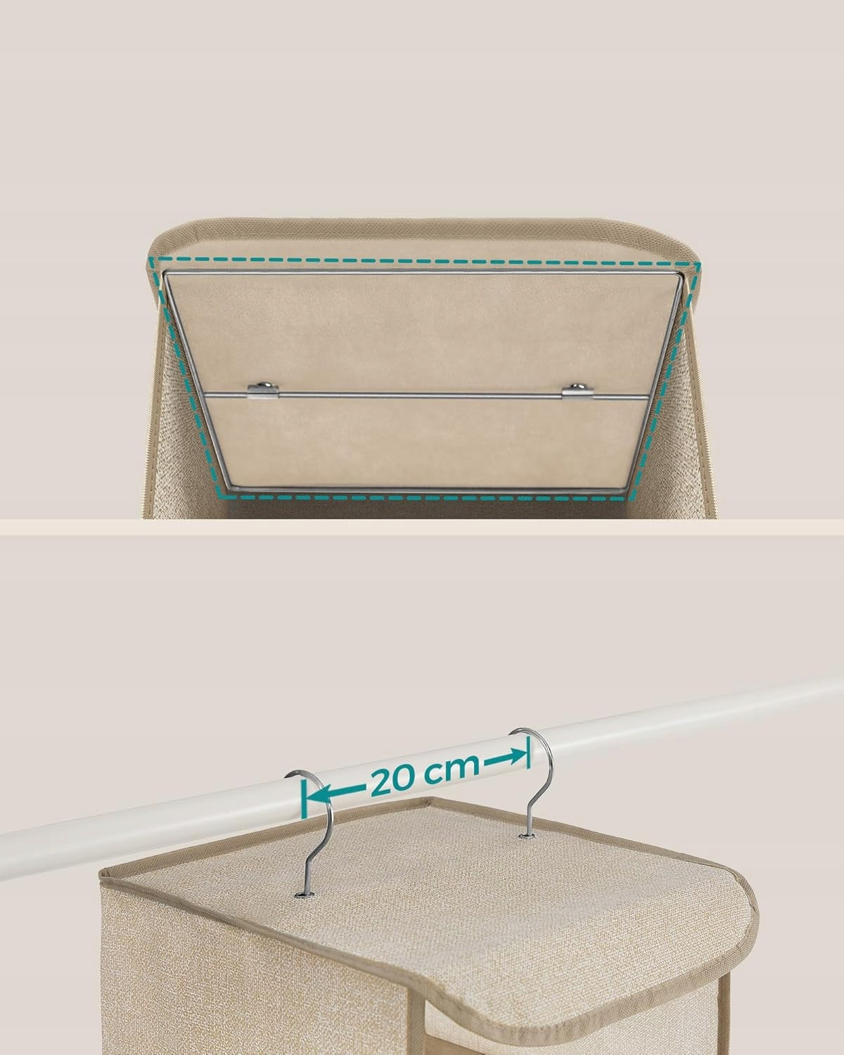 BOOKCASE HANGING MATERIAL SHELVES FOR CLOSET CLOTHES ORGANIZER FOLDING Brand no brand