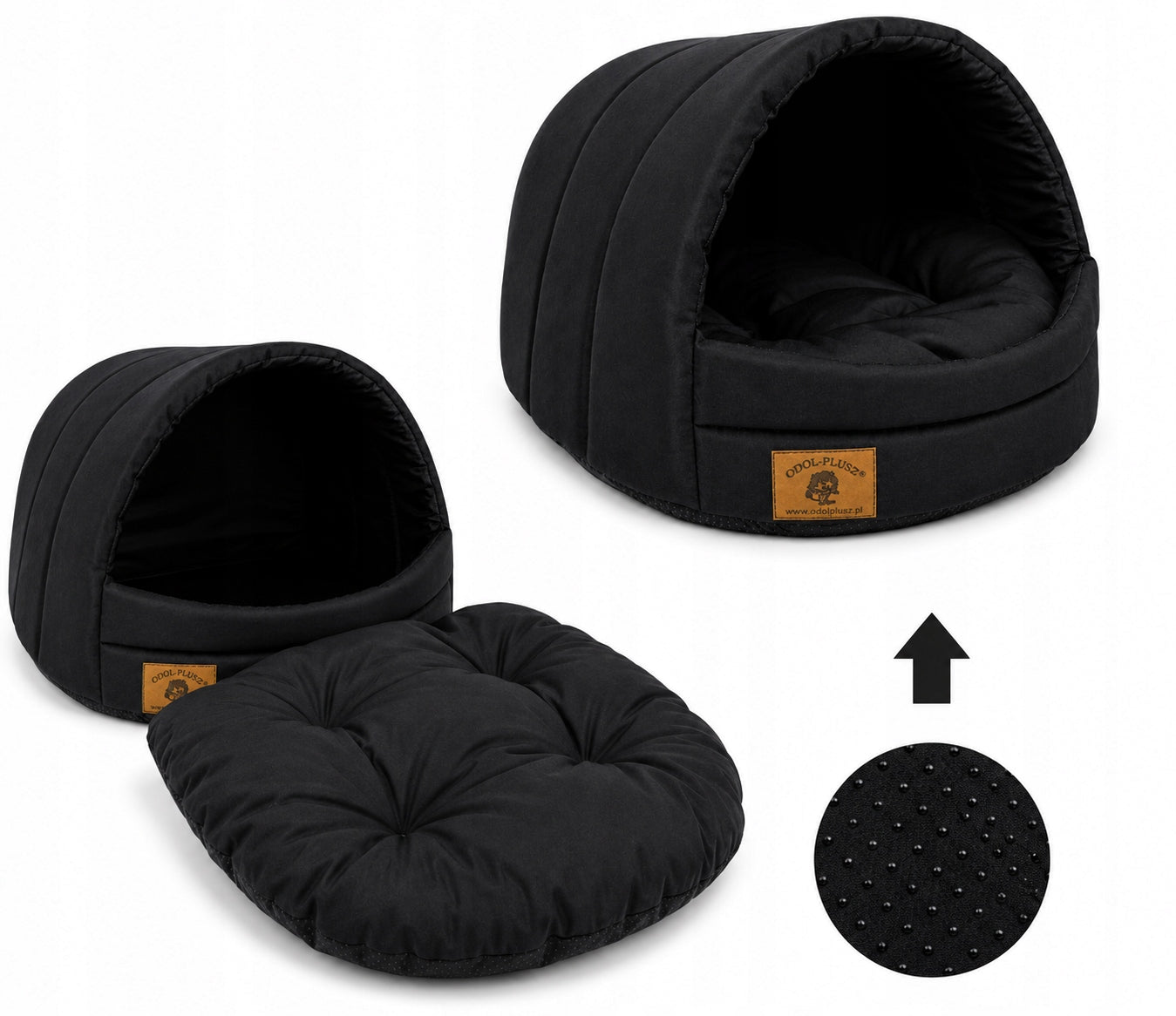 BOOTH COTTAGE CAT DOG BED ! YORK SHIH - TZU 3 BLACK