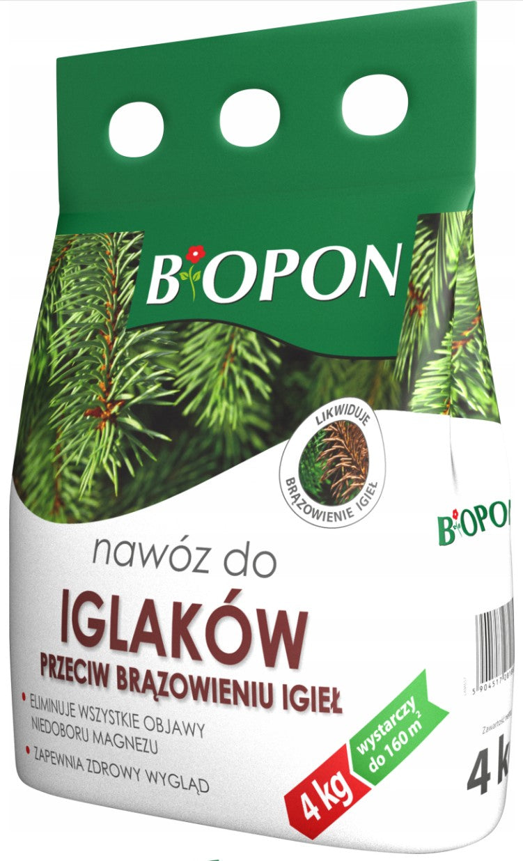 BOPON Fertilizer for needle conifers against browning granules Biopon 4 kg